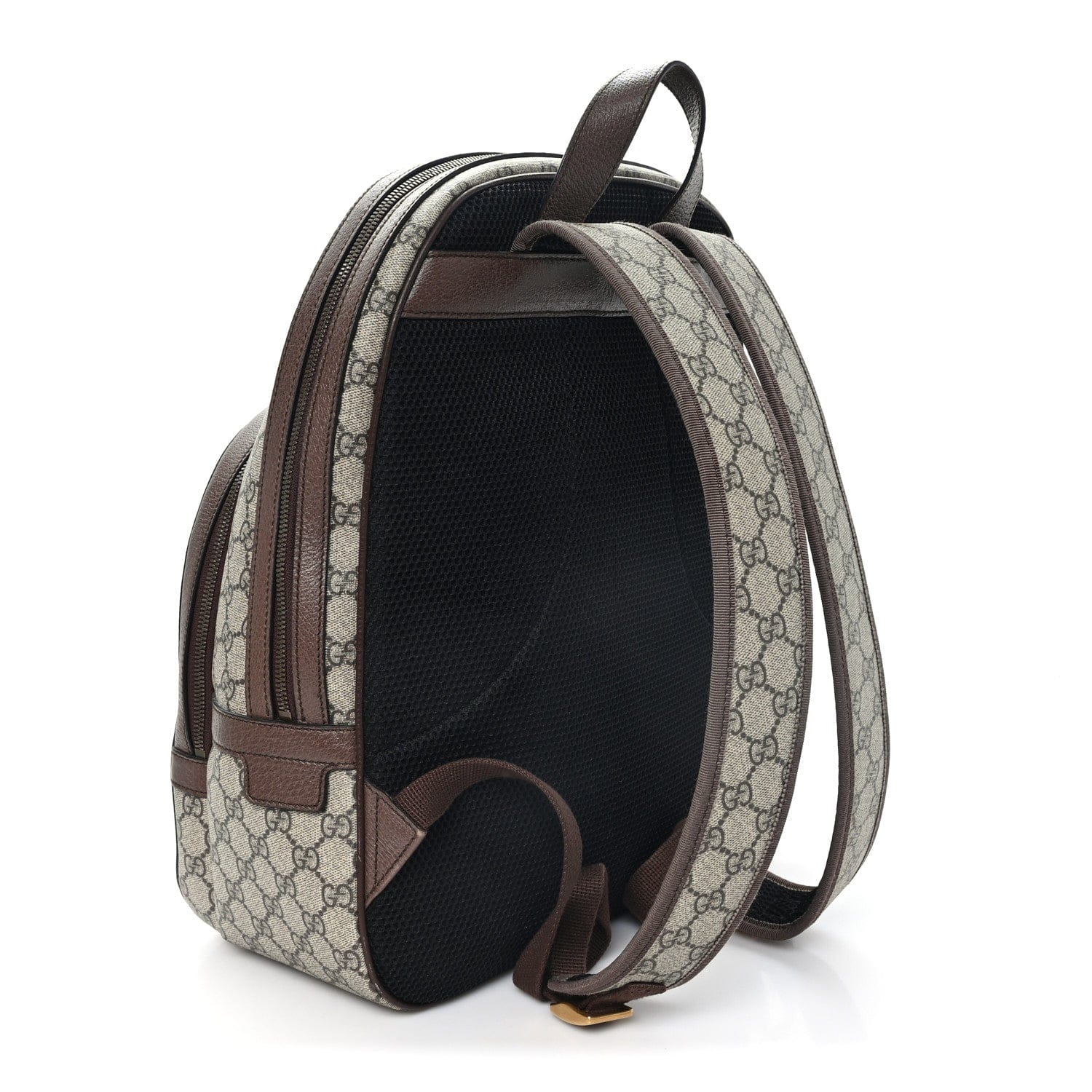 Gucci GG Supreme Monogram Medium Ophidia Day Backpack Brown Brown