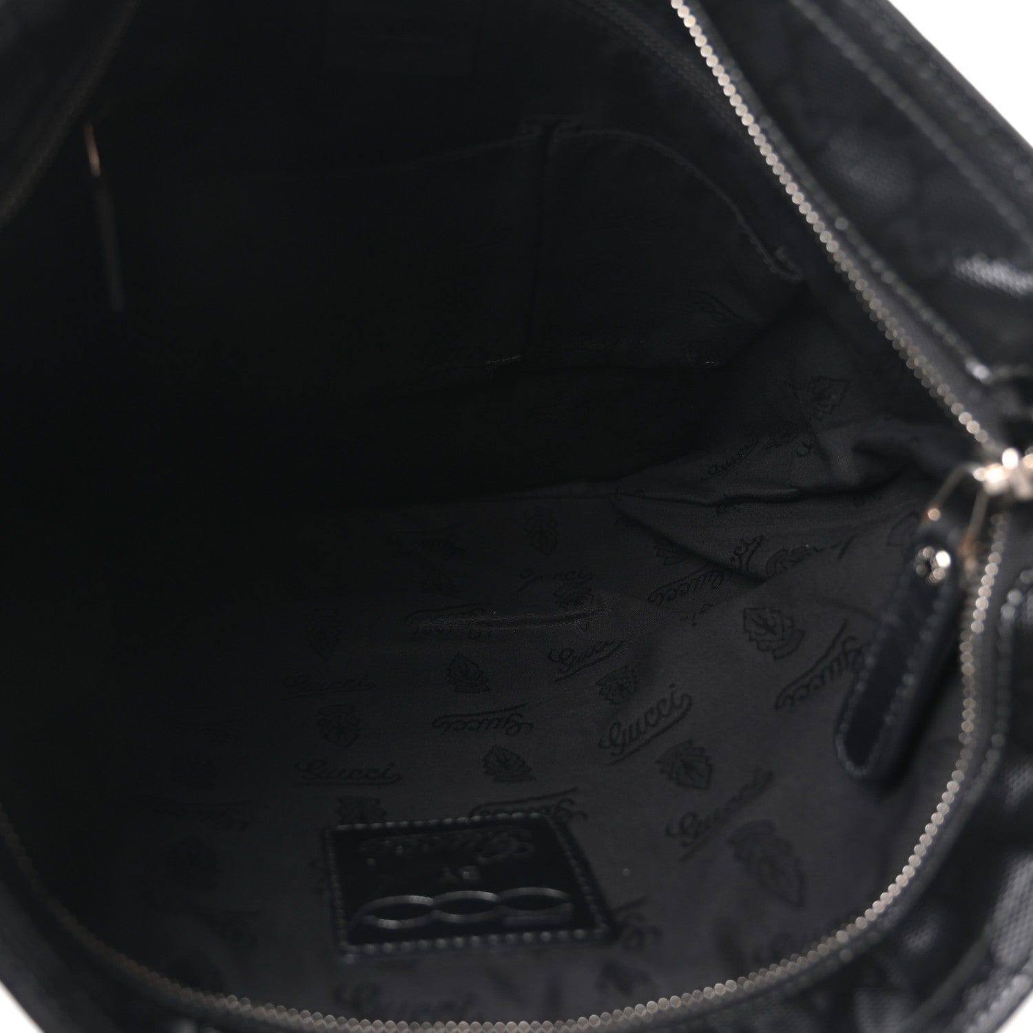 Gucci Imprime Monogram Web Medium 500 by Gucci Flat Messenger Bag Black