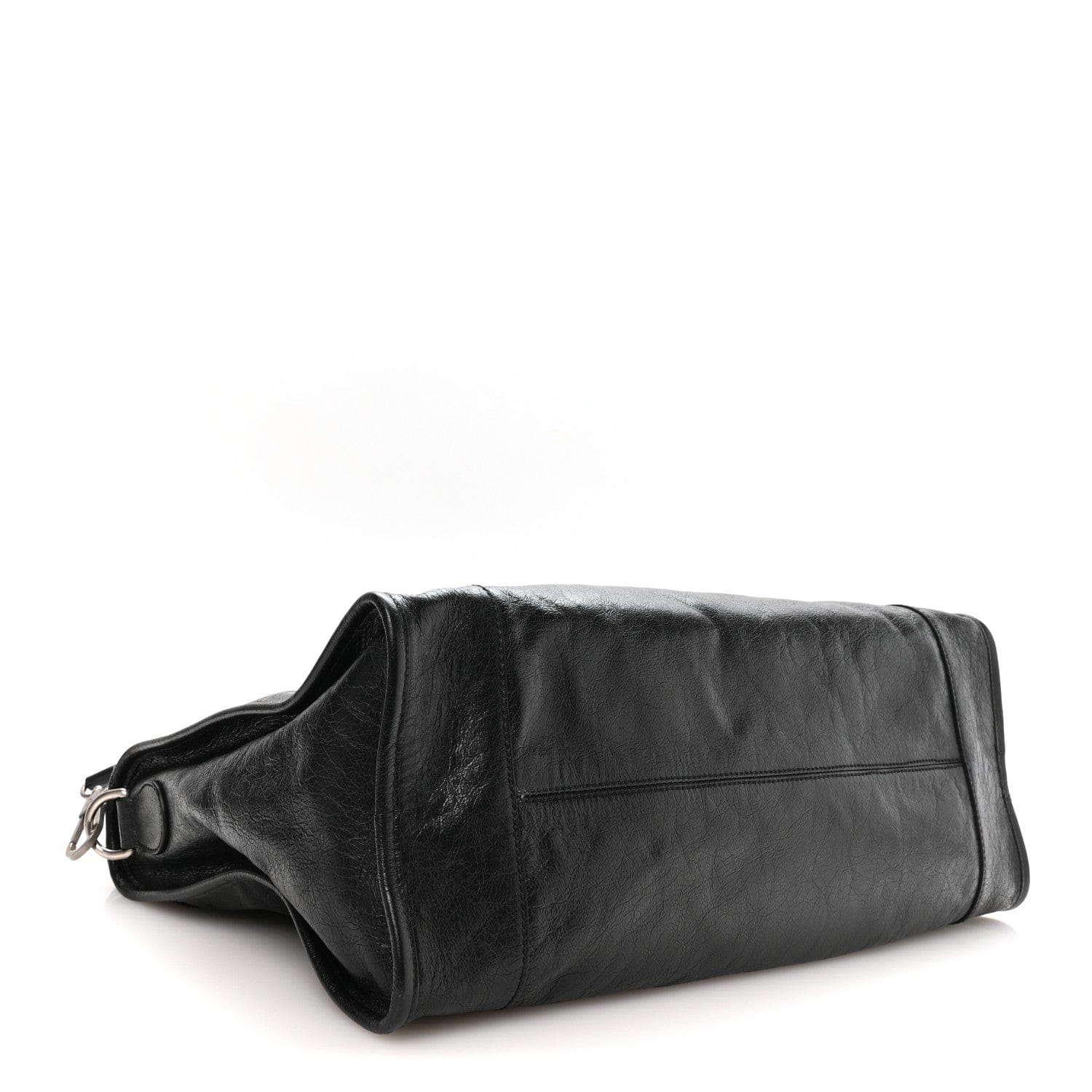 Gucci Fluffy Calfskin Morpheus Weekender Duffle Black