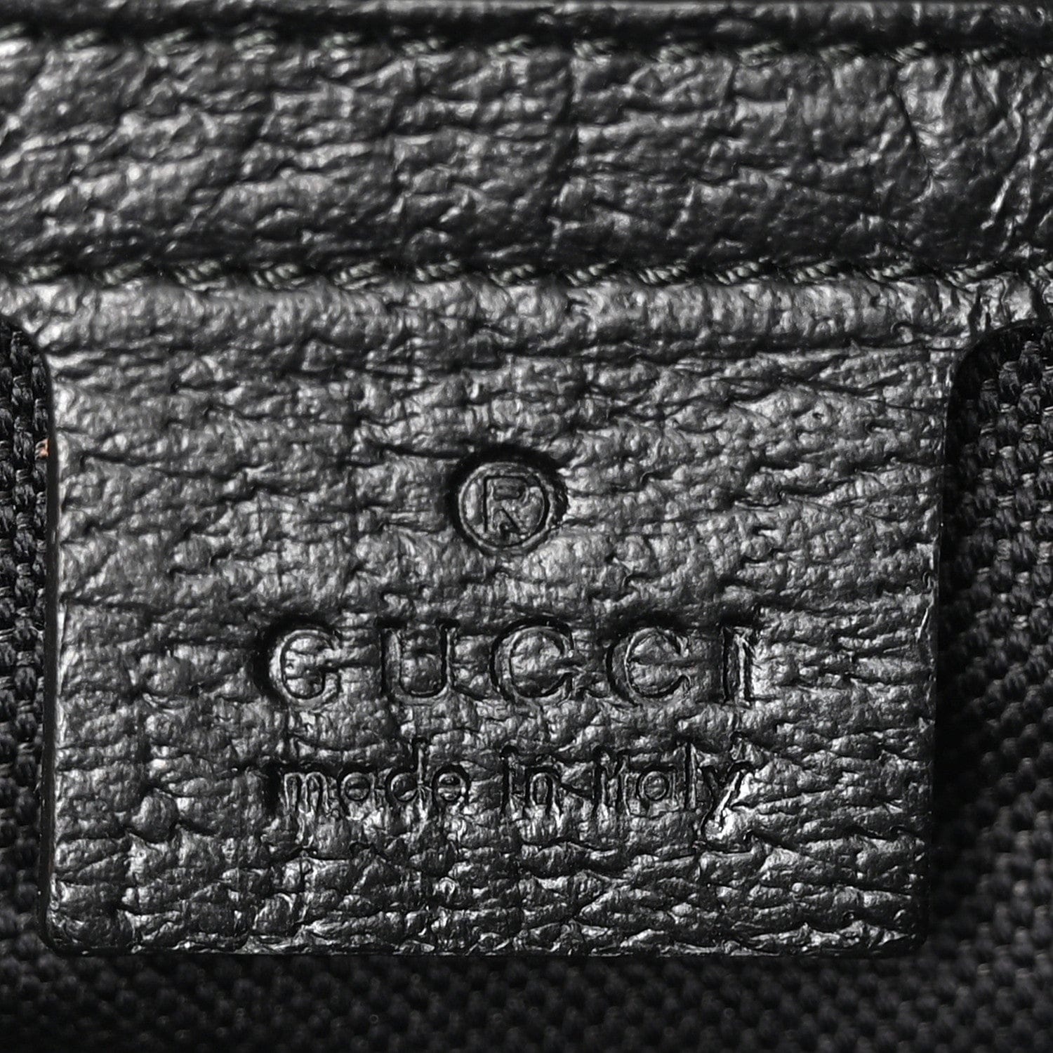 Gucci Covered Wool GG Monogram Small Double Buckle Backpack Beige Ebony Black