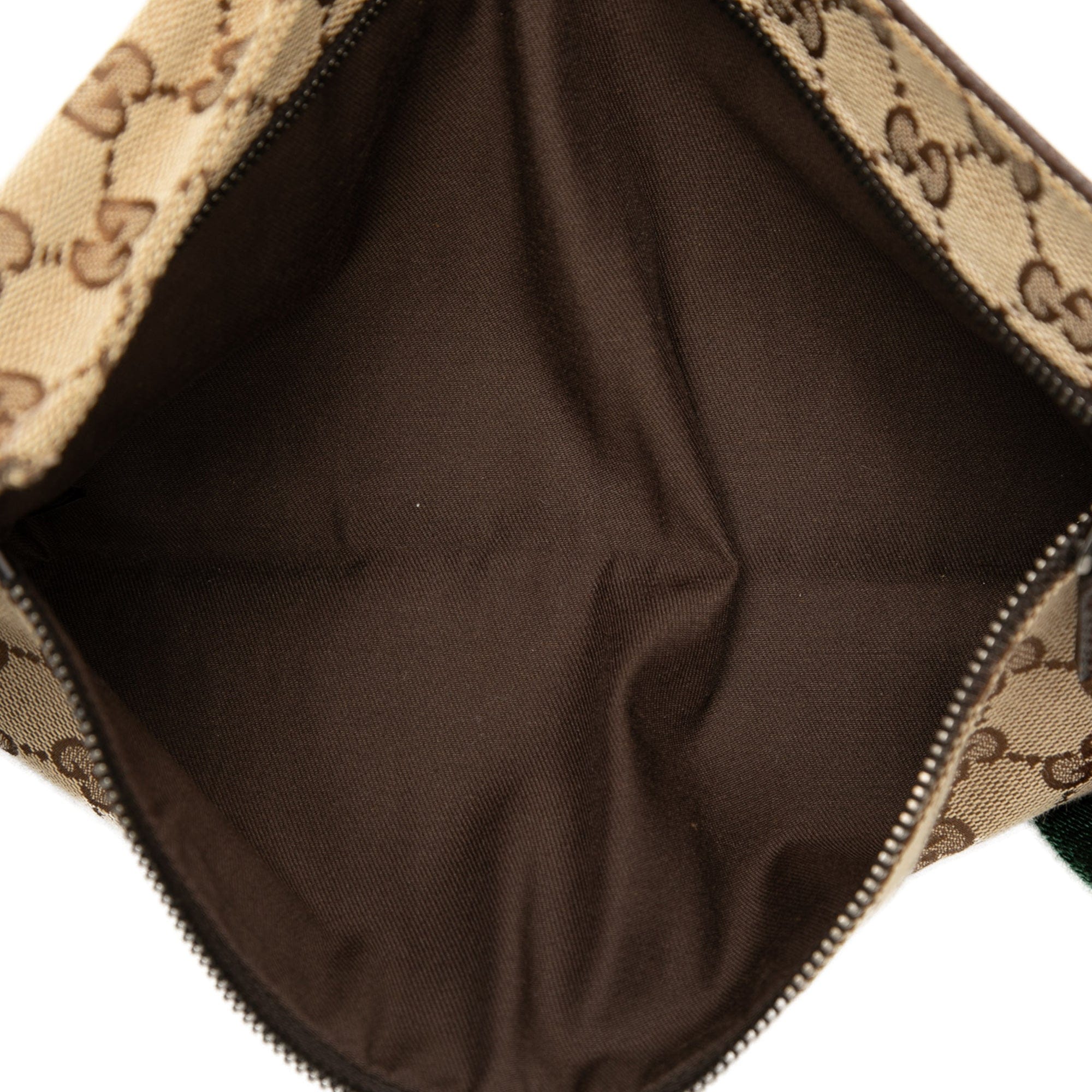 Gucci GG Canvas Web Double Pocket Belt Bag
