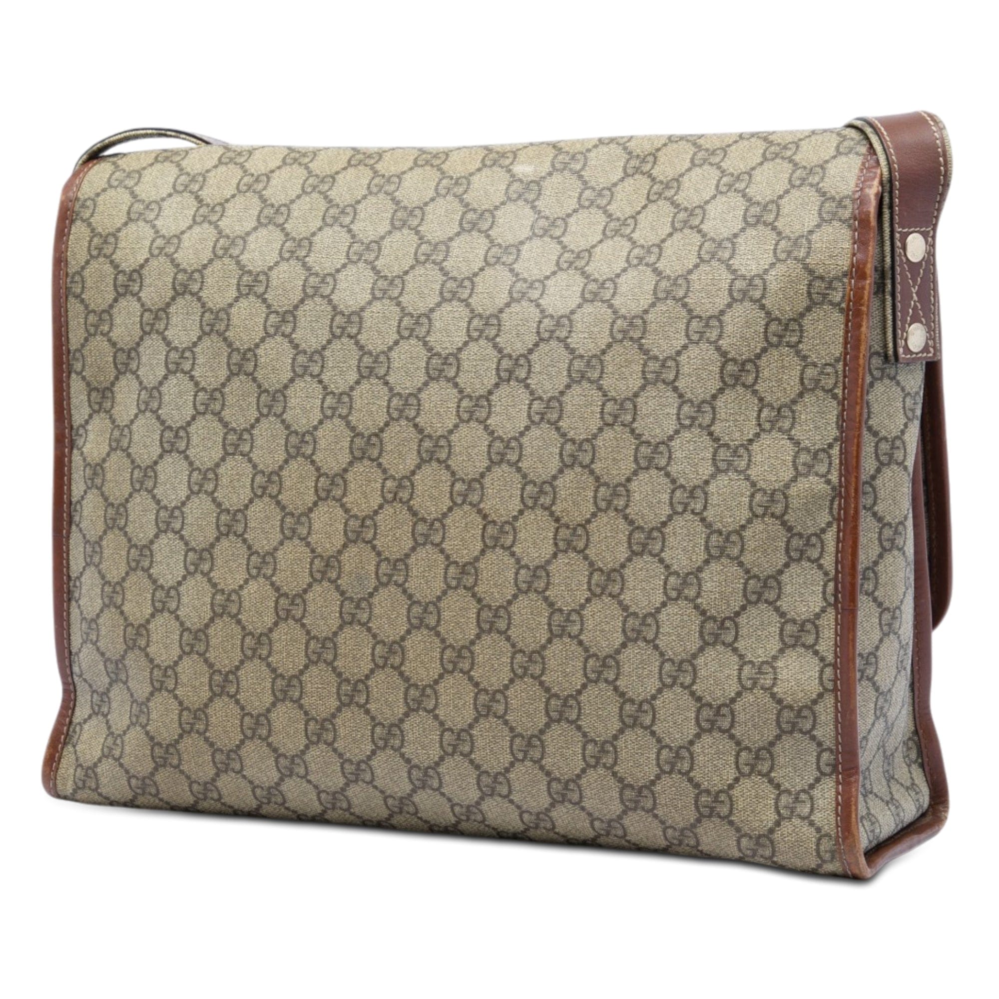 Gucci GG Supreme Web Messenger Bag