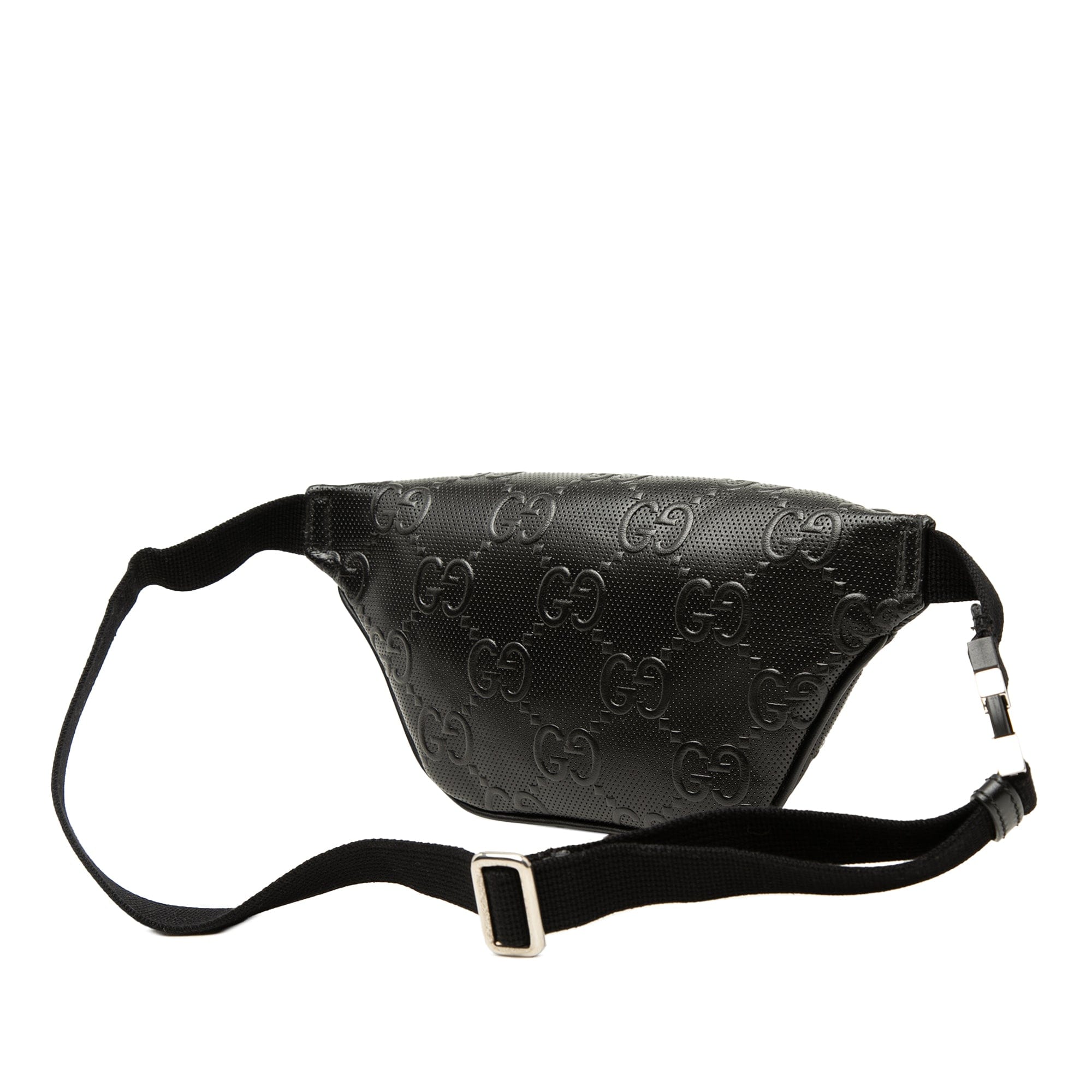 Gucci GG Embossed Perforated Leather Belt Bag