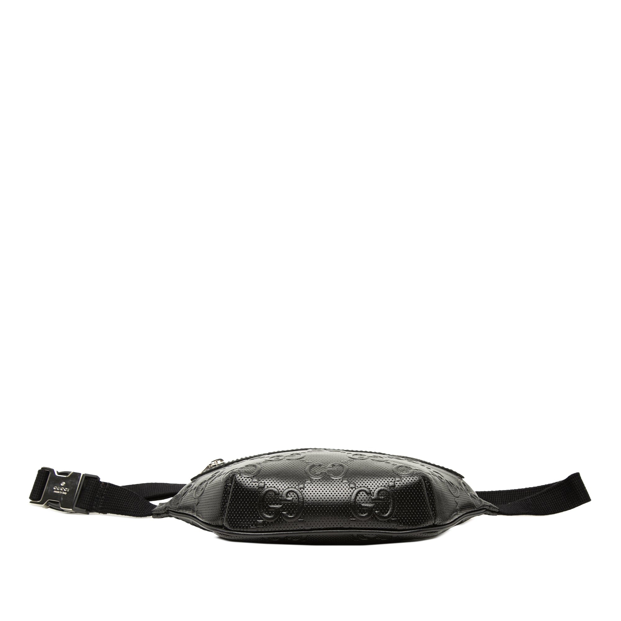 Gucci GG Embossed Perforated Leather Belt Bag