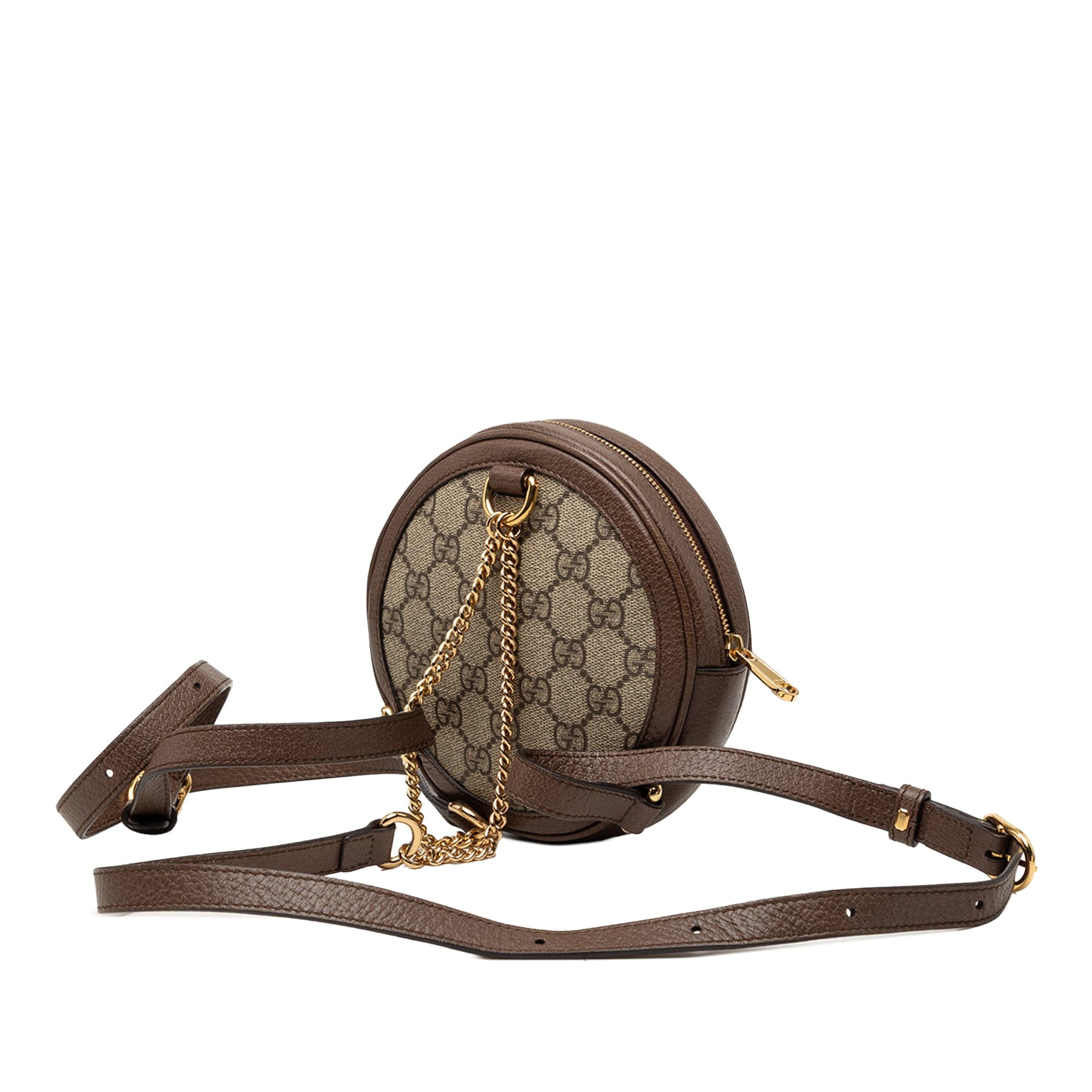 Gucci Mini GG Supreme Web Ophidia Round Backpack