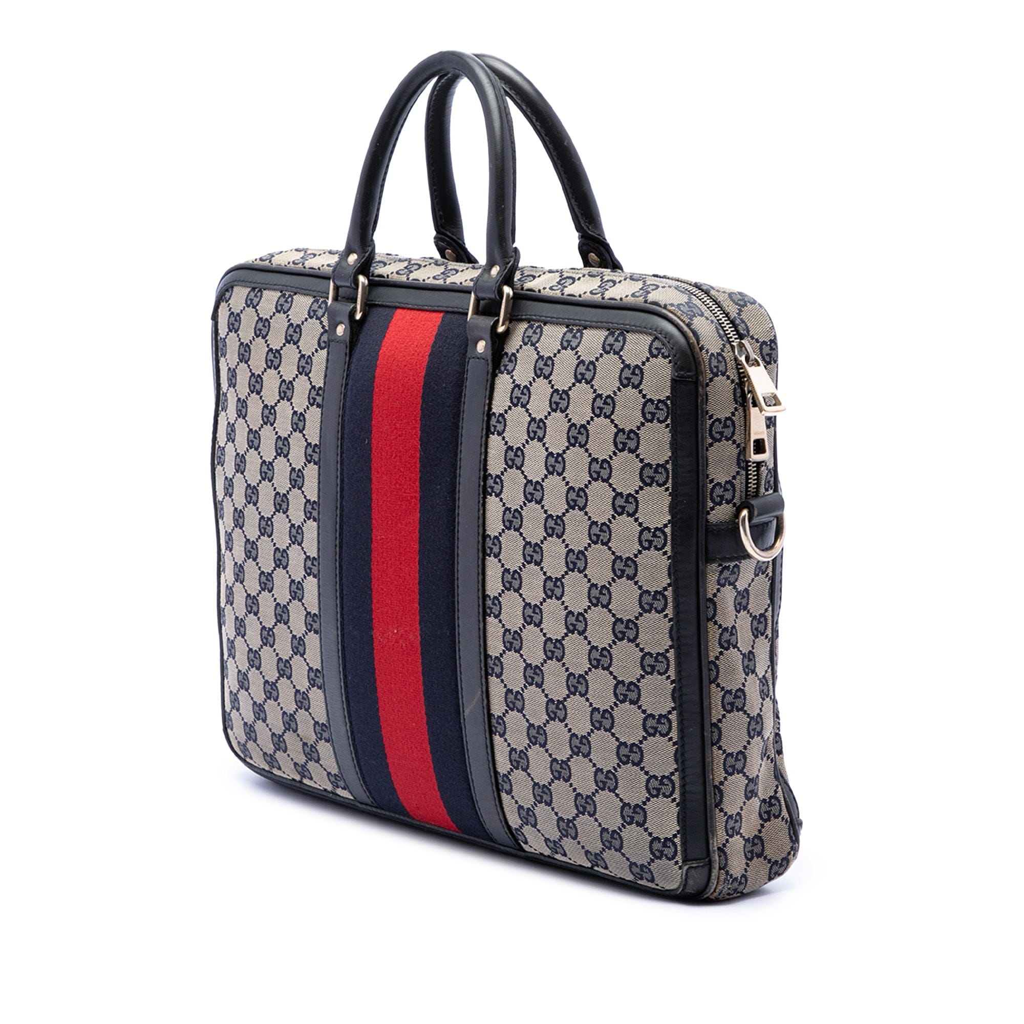 Gucci GG Canvas Web Briefcase