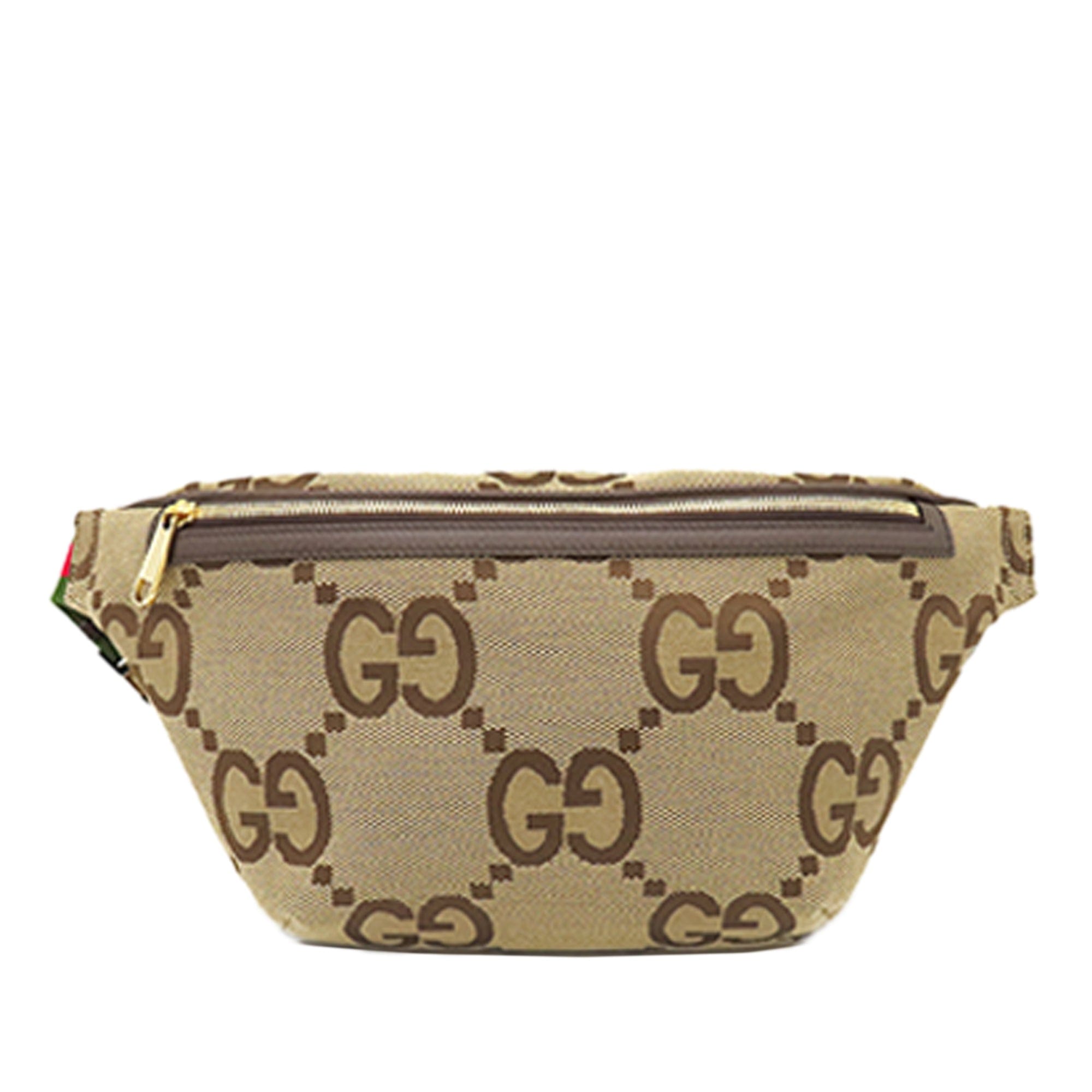Gucci Jumbo GG Canvas Web Belt Bag