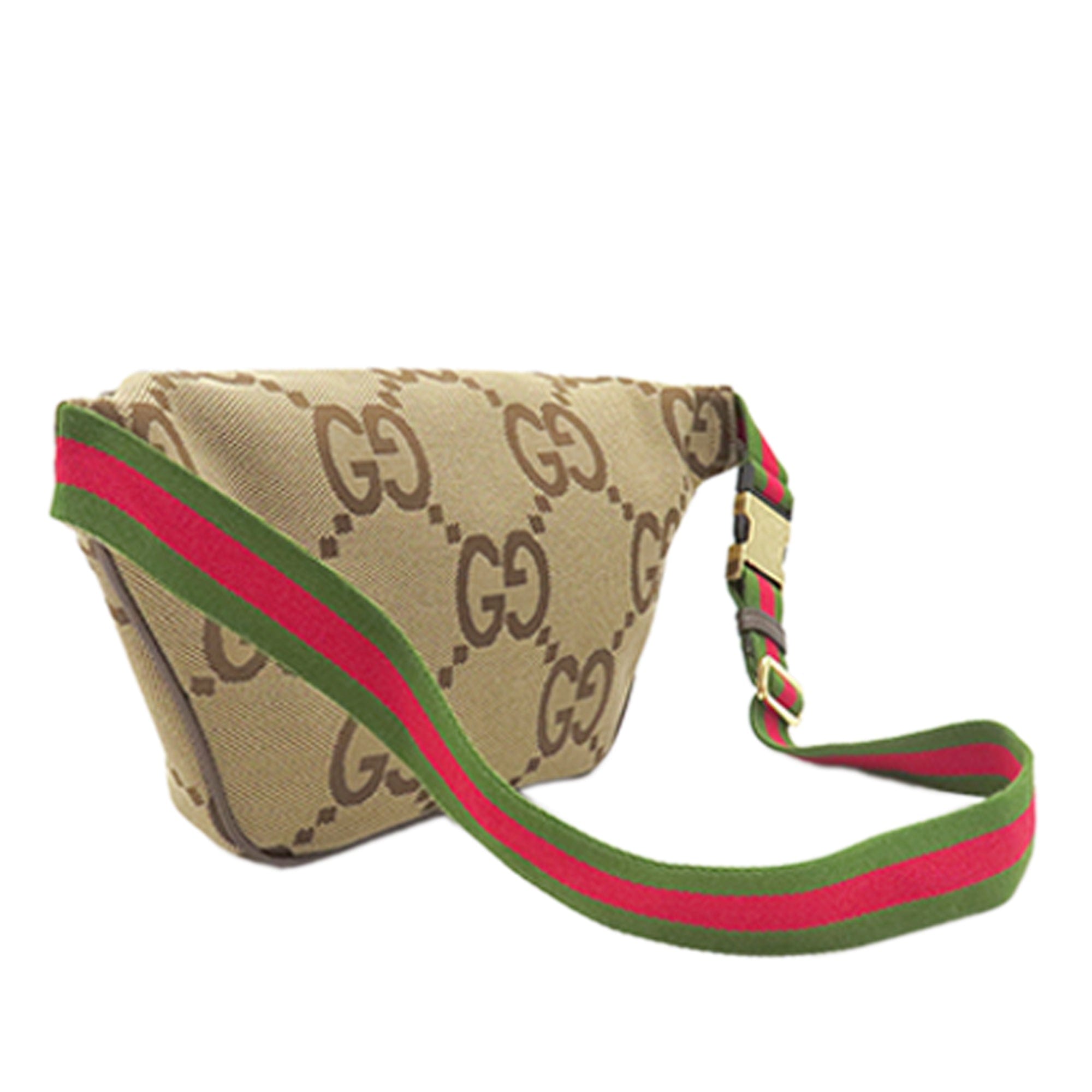 Gucci Jumbo GG Canvas Web Belt Bag