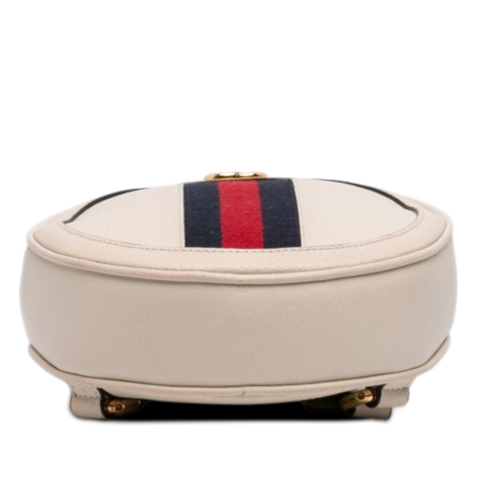 Gucci Mini Leather Round Ophidia Backpack