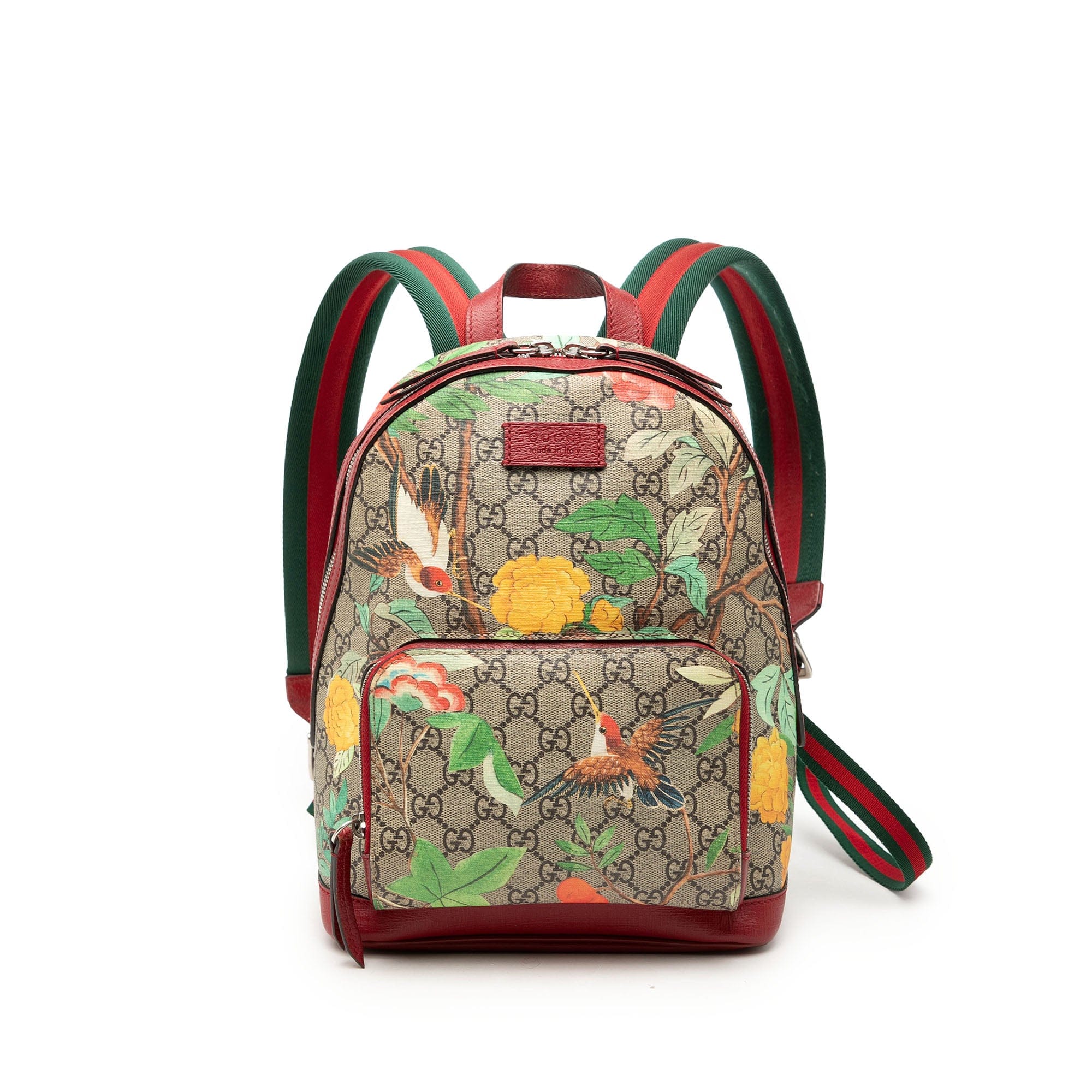 Gucci Small GG Supreme Web Tian Backpack