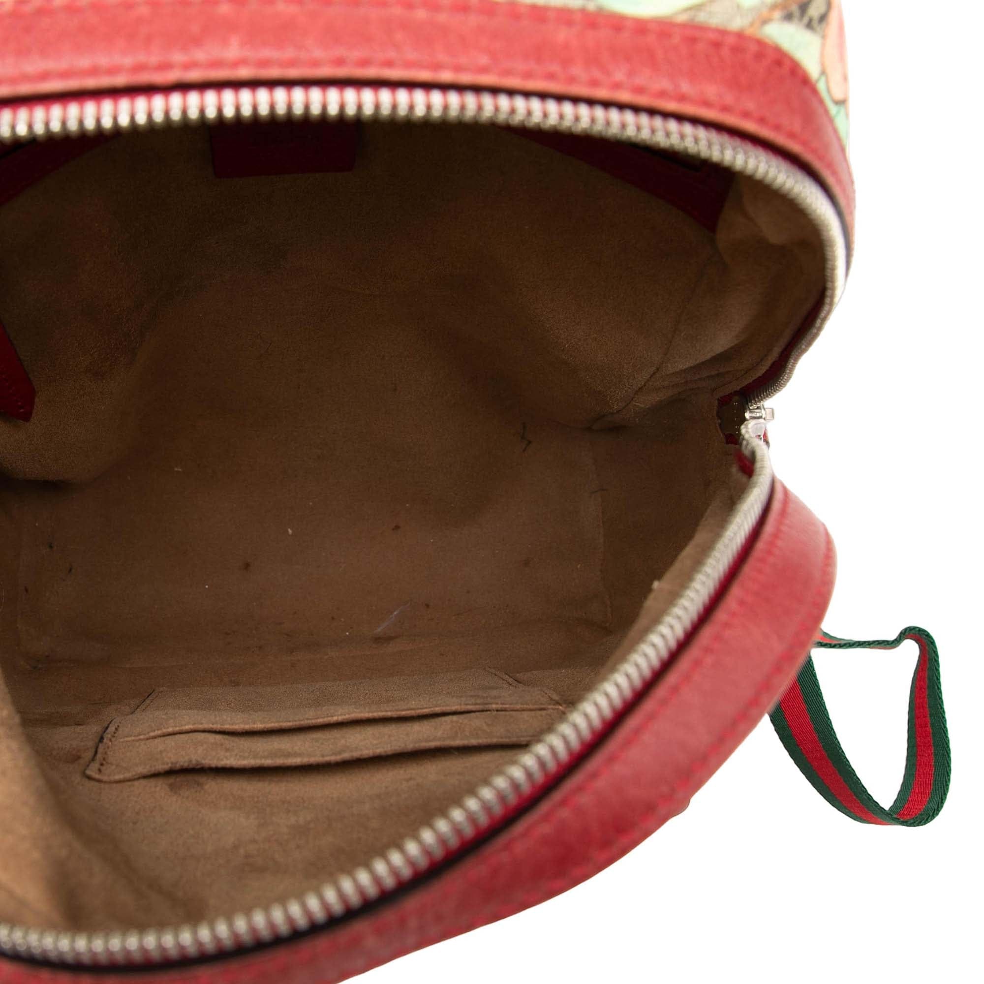 Gucci Small GG Supreme Web Tian Backpack