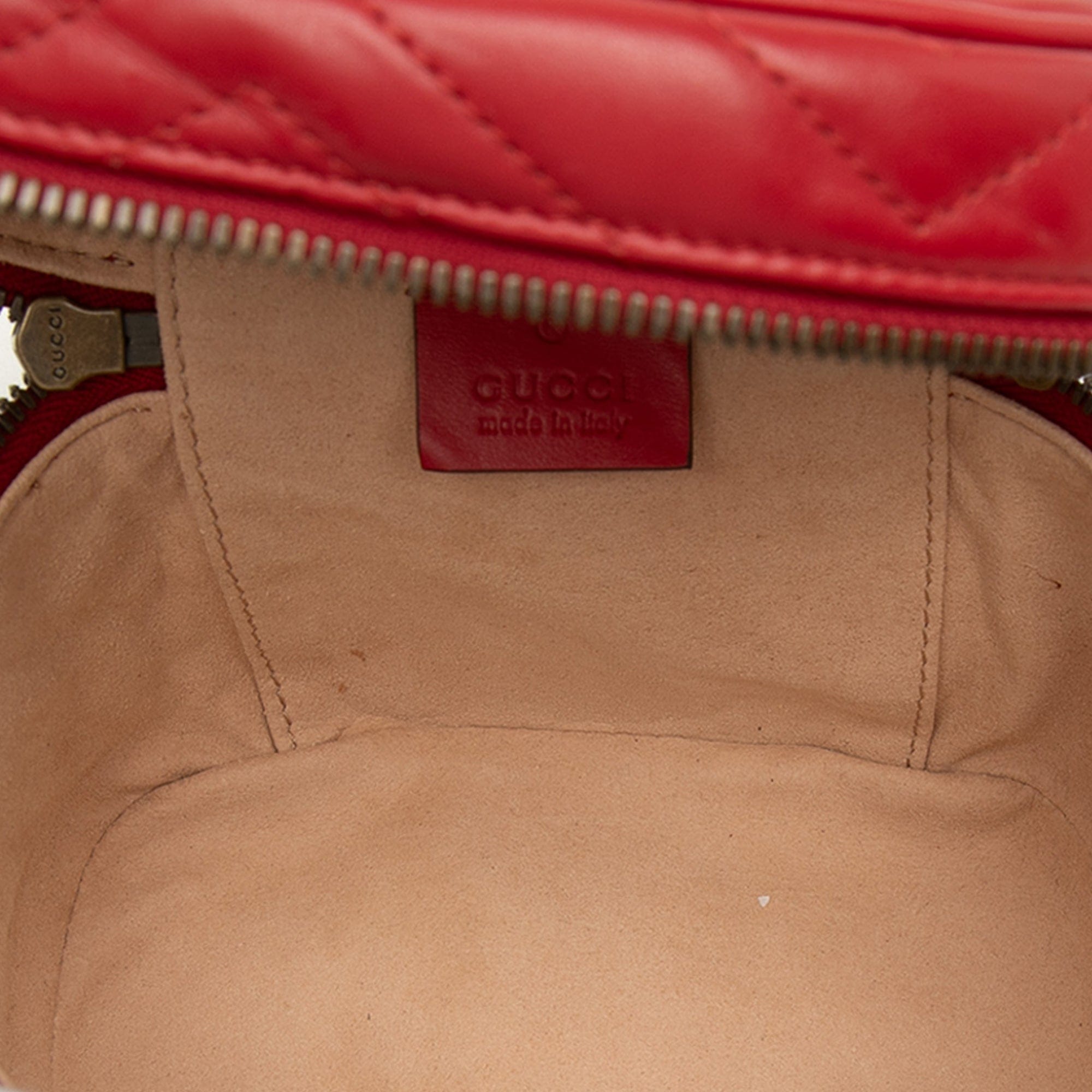 Gucci Mini GG Marmont Matelasse Calfskin Round Backpack