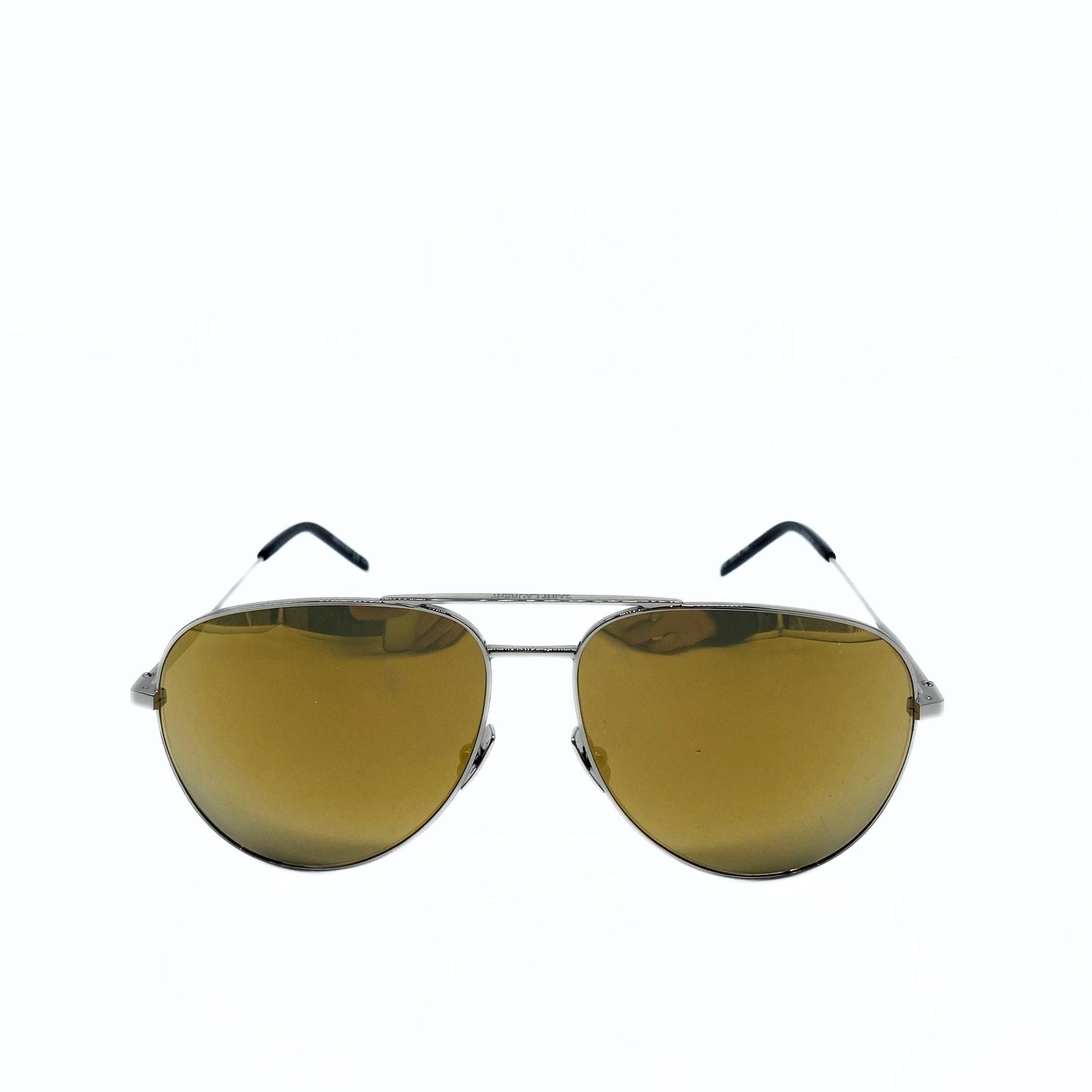 Saint Laurent Yves Saint Laurent Silver Aviator Yellow