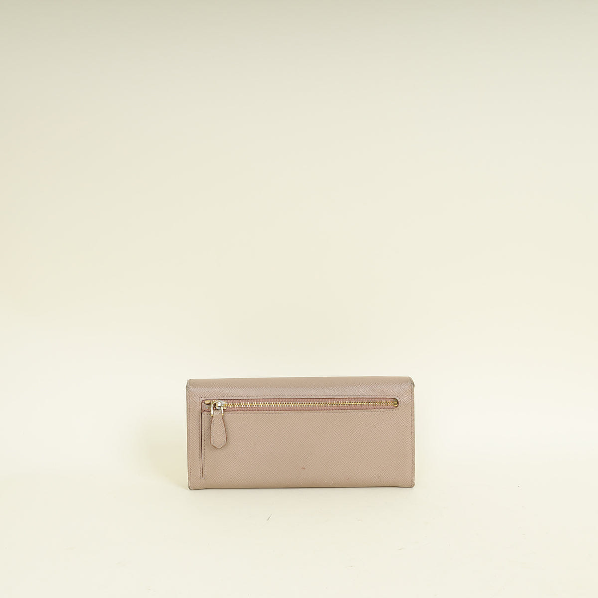 Prada Cameo Metal Wallet w/ Detachable Card Holder