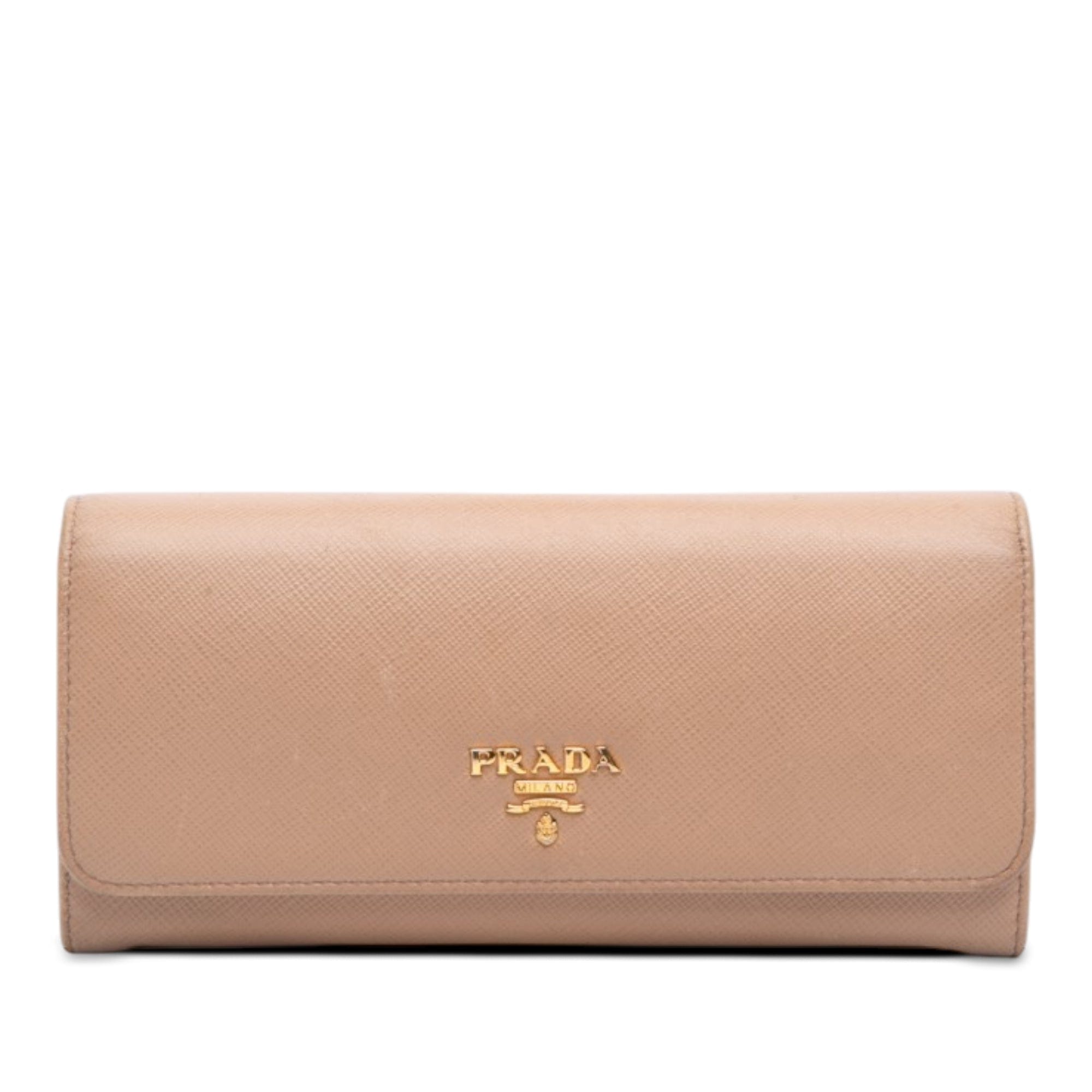 Prada Saffiano Continental Flap Wallet