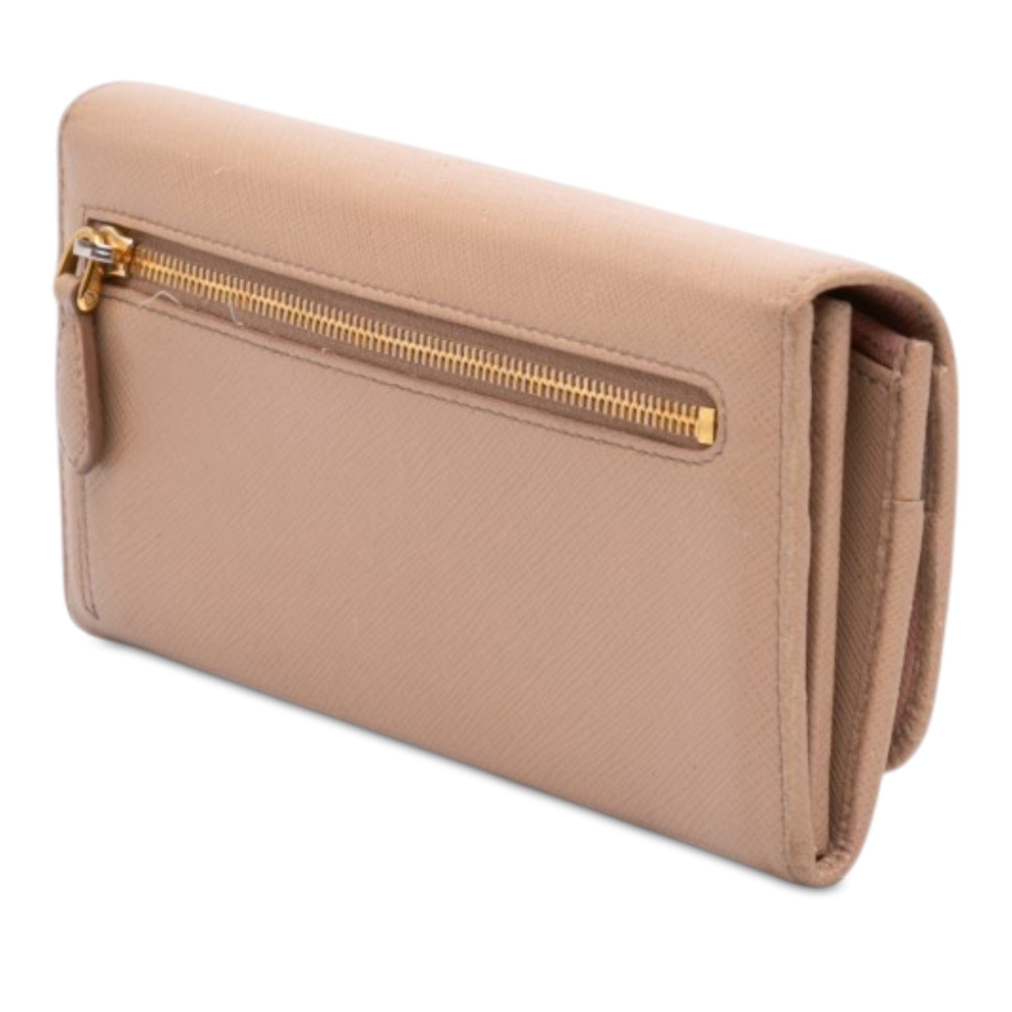 Prada Saffiano Continental Flap Wallet