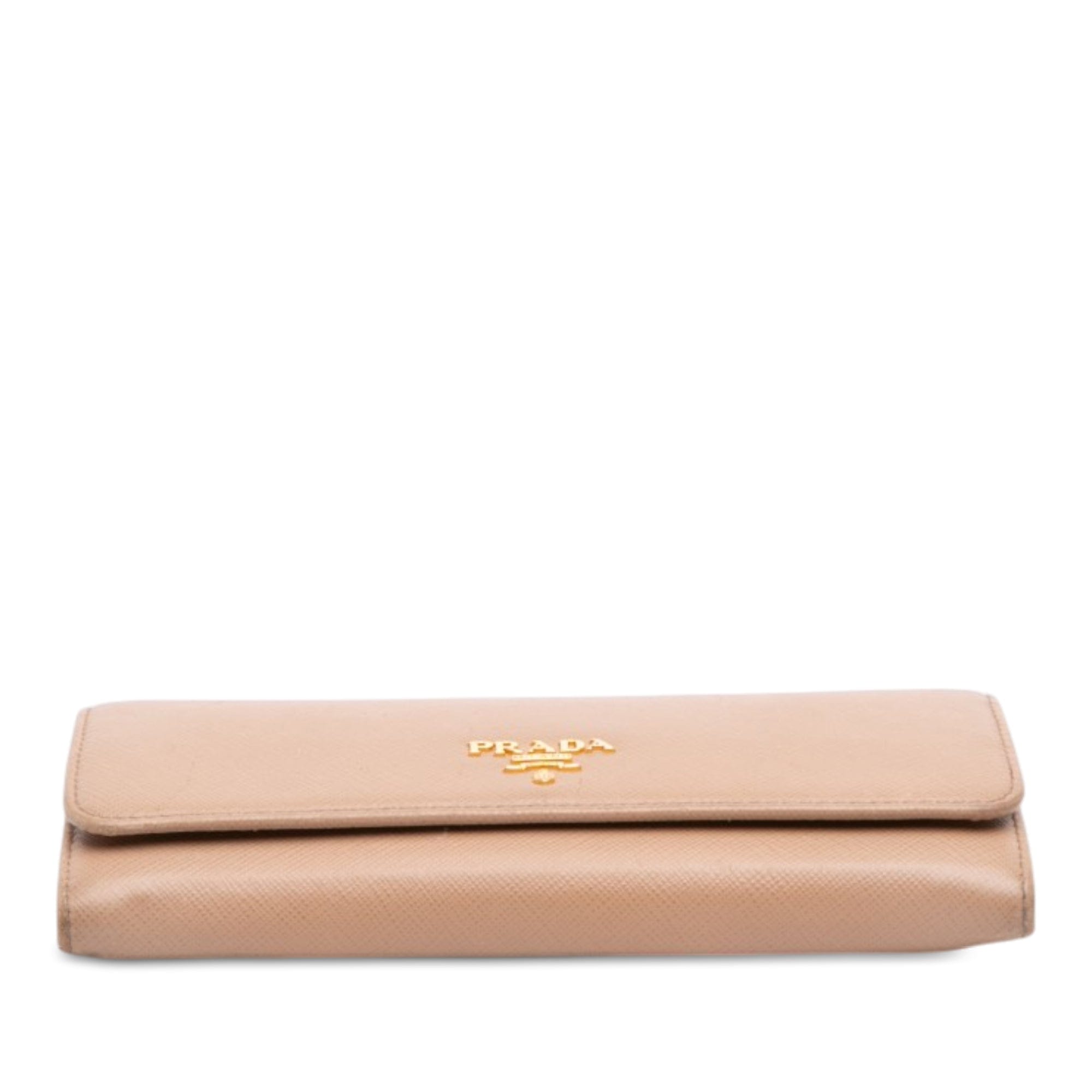 Prada Saffiano Continental Flap Wallet