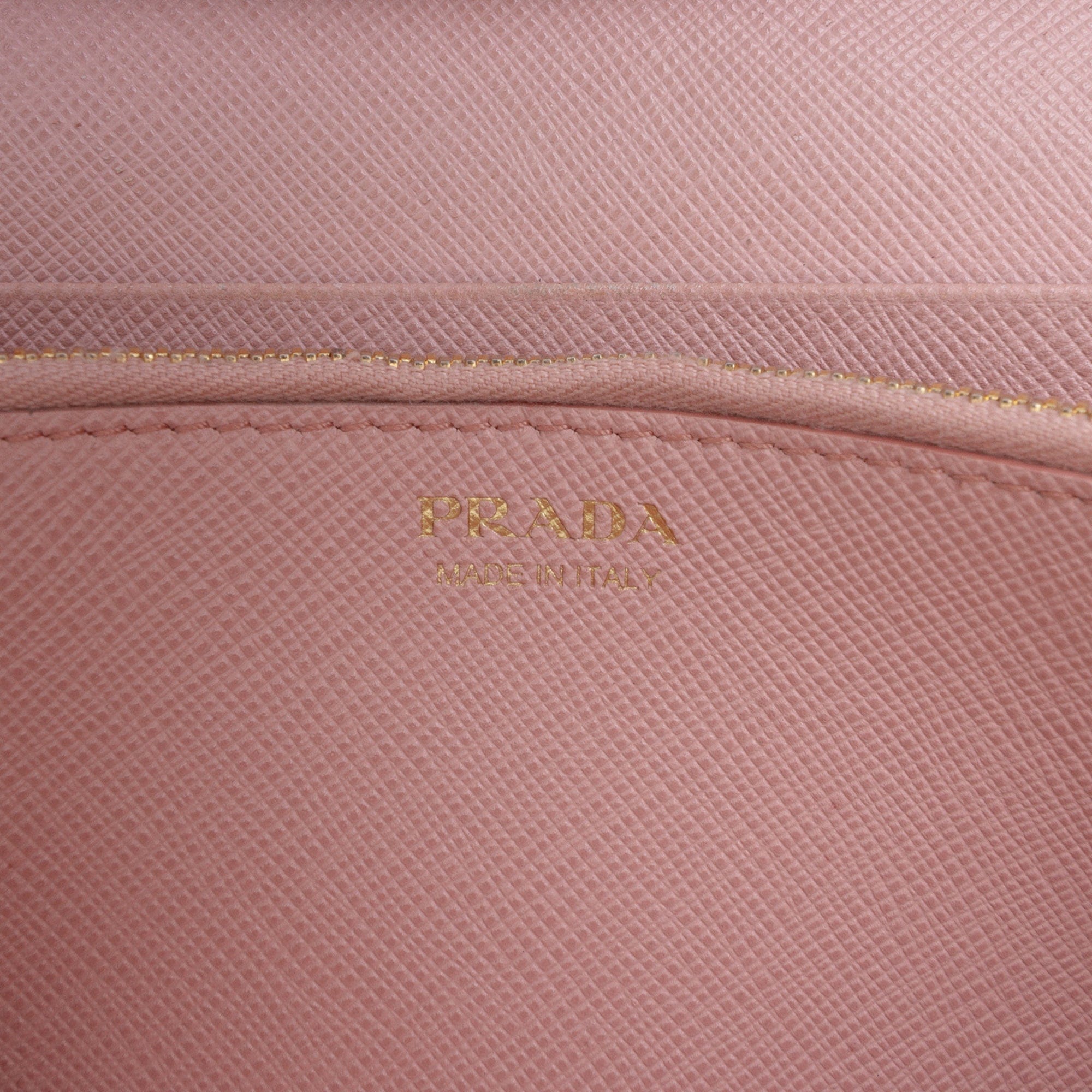 Prada Saffiano Continental Flap Wallet