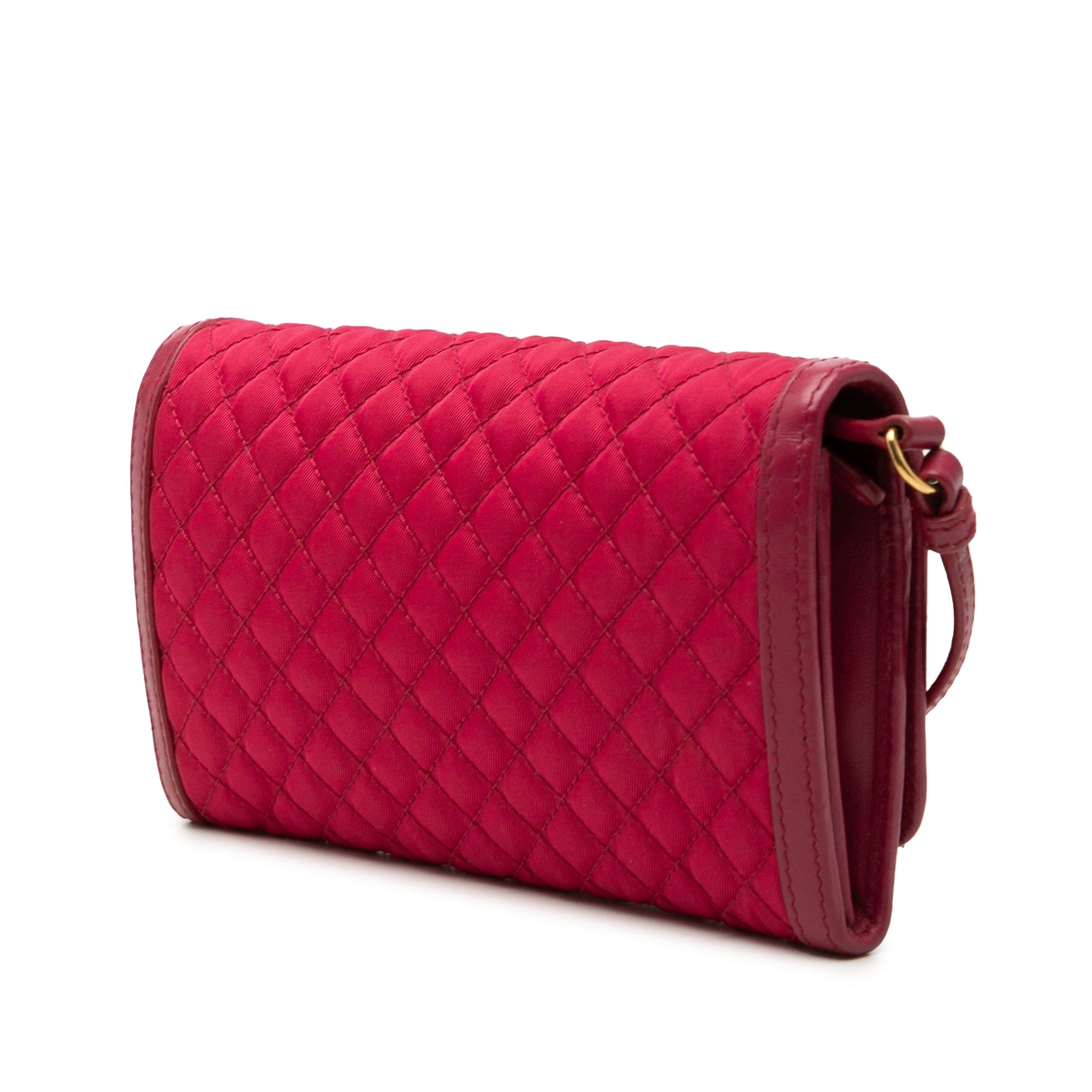 Prada Tessuto Impuntu Wallet on Strap