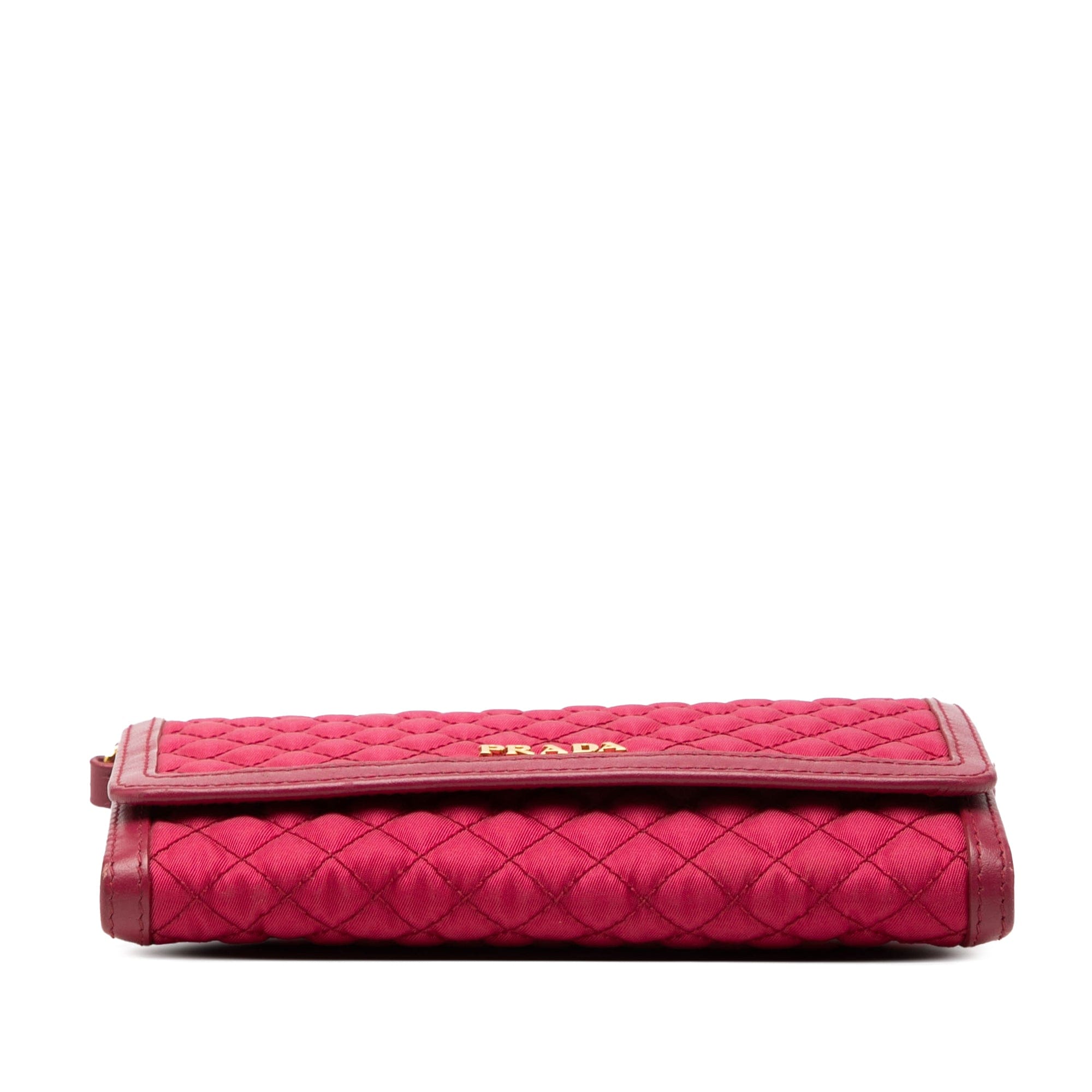Prada Tessuto Impuntu Wallet on Strap