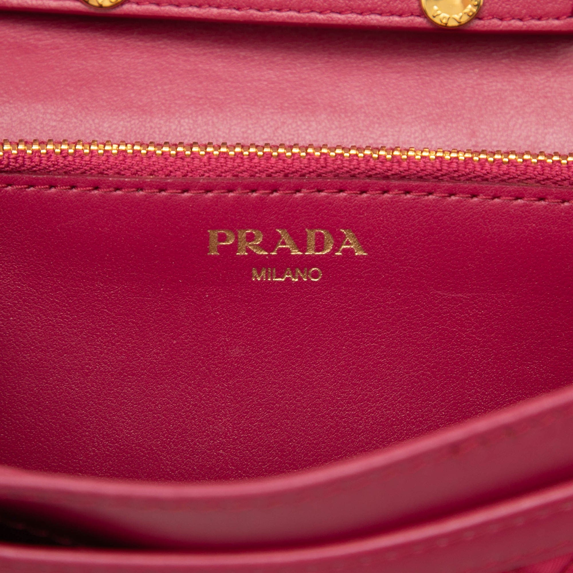 Prada Tessuto Impuntu Wallet on Strap
