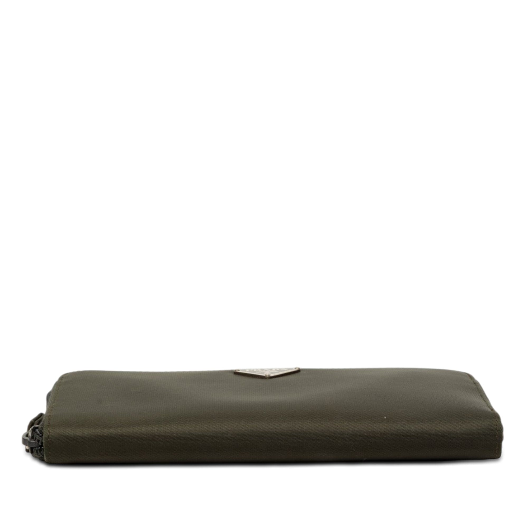 Prada Tessuto Zip Around Wallet