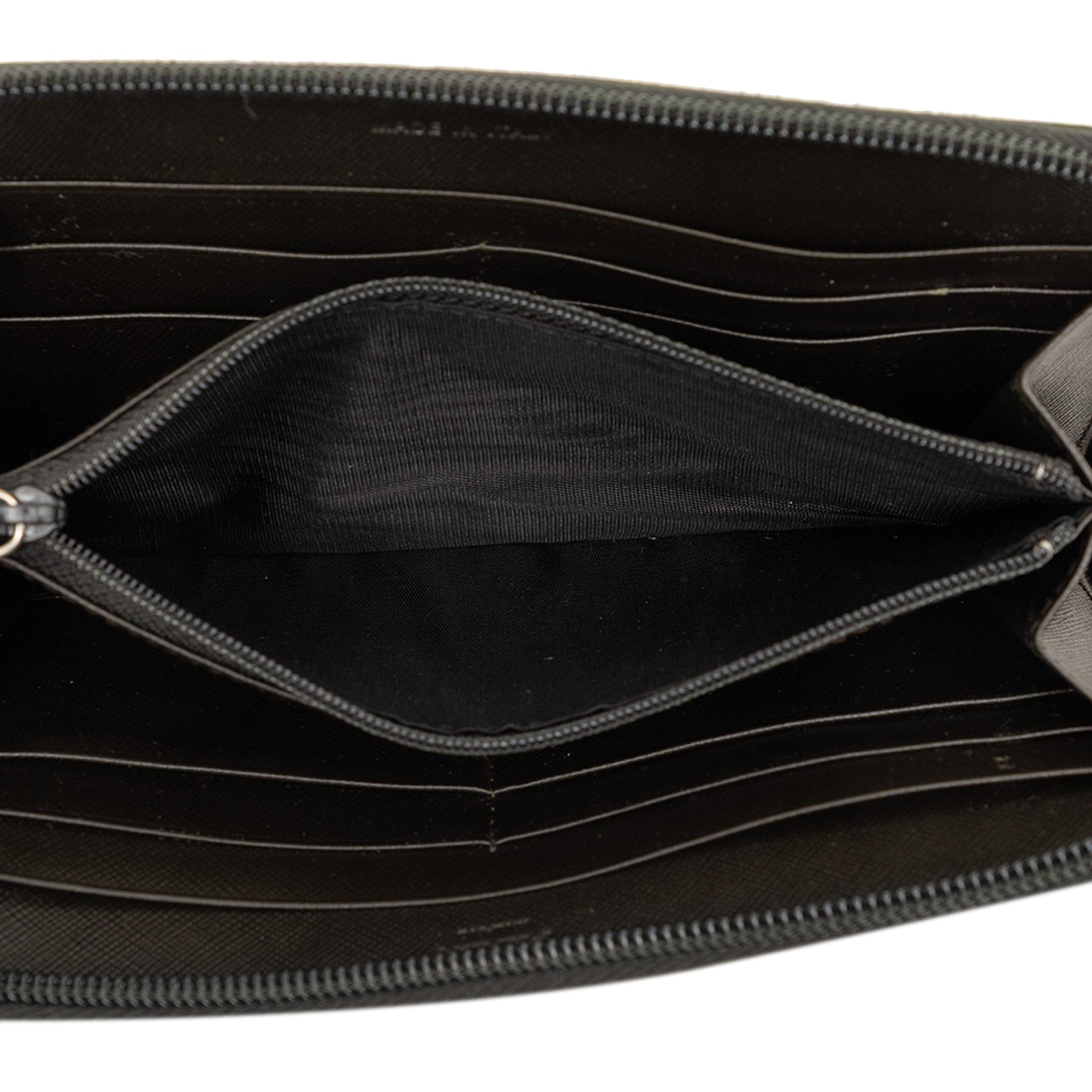 Prada Tessuto Zip Around Wallet