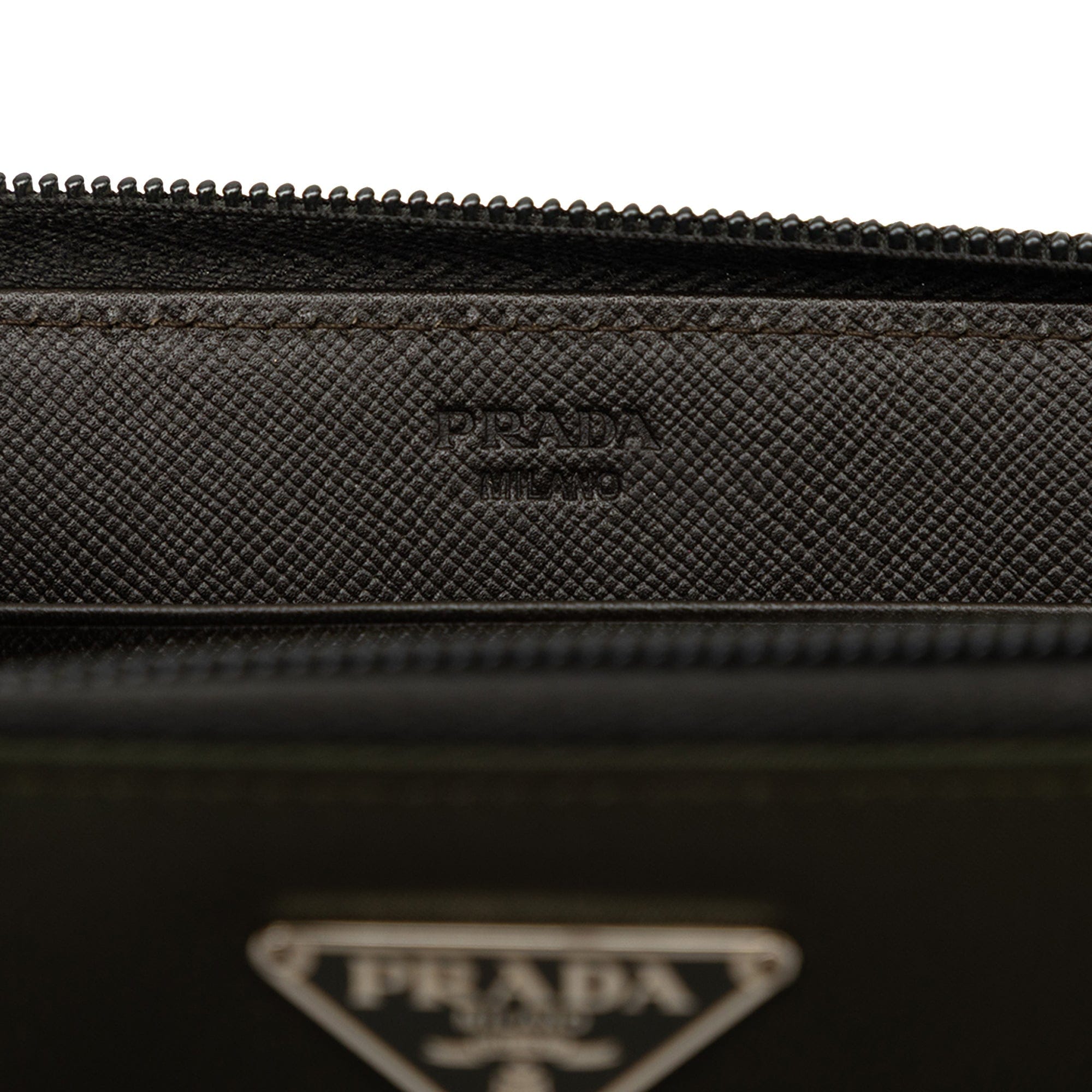 Prada Tessuto Zip Around Wallet
