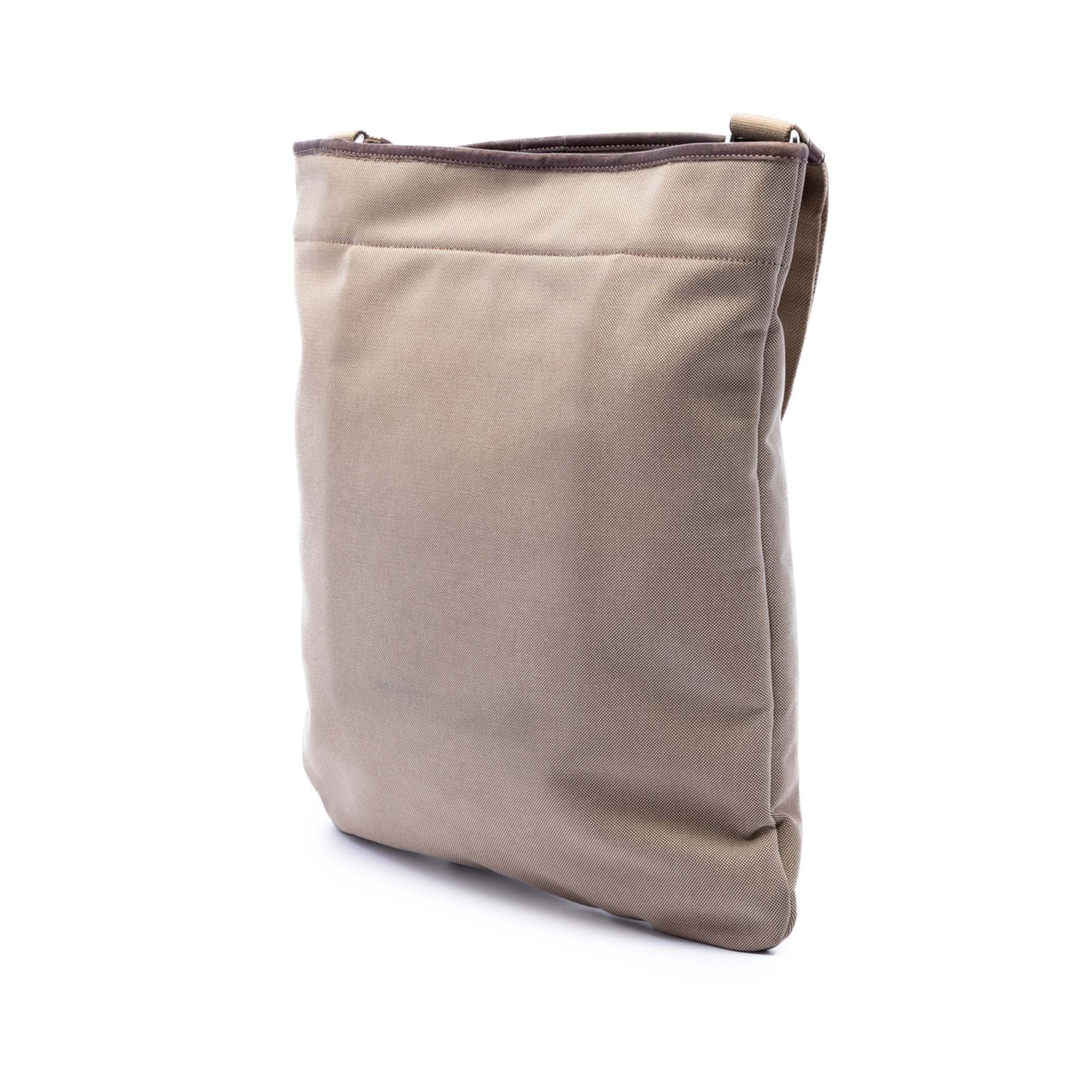 Prada Canvas Canapa Logo Messenger Bag