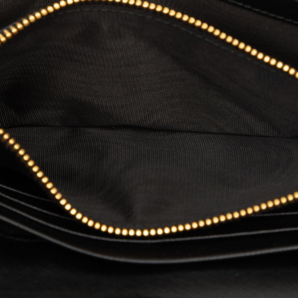 Prada Saffiano Lux Bow Continental Wallet