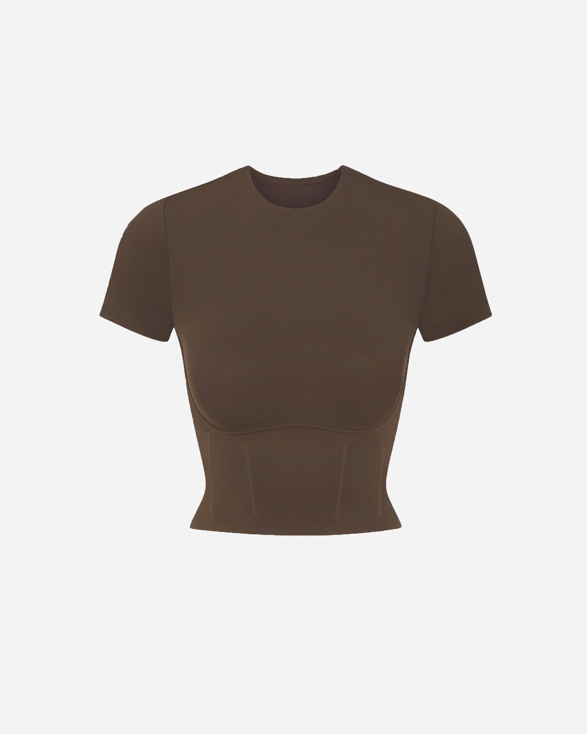 NikeSKIMS Matte Corset Short Sleeve Crop Top