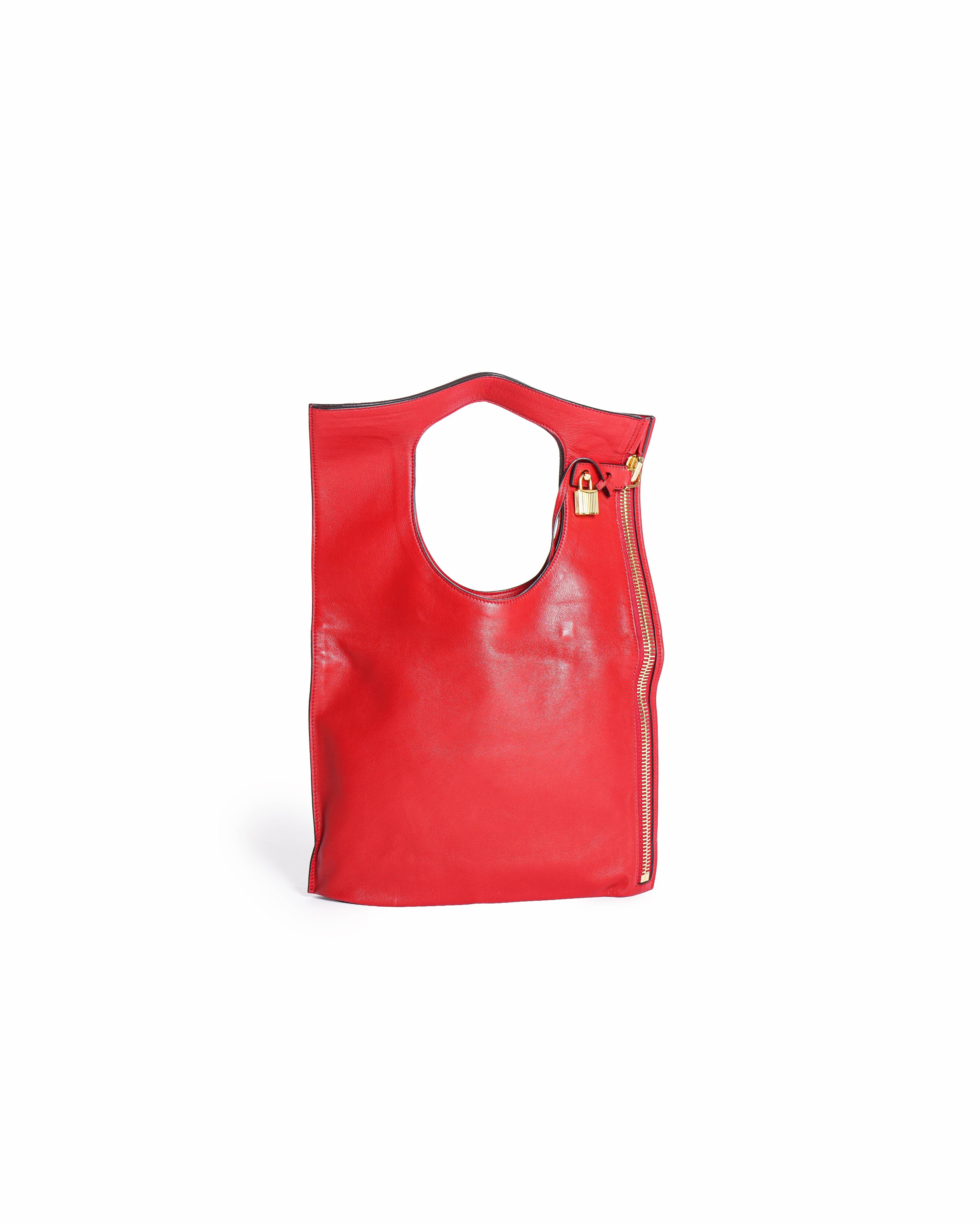 TOM FORD Alix Leather Shoulder Bag