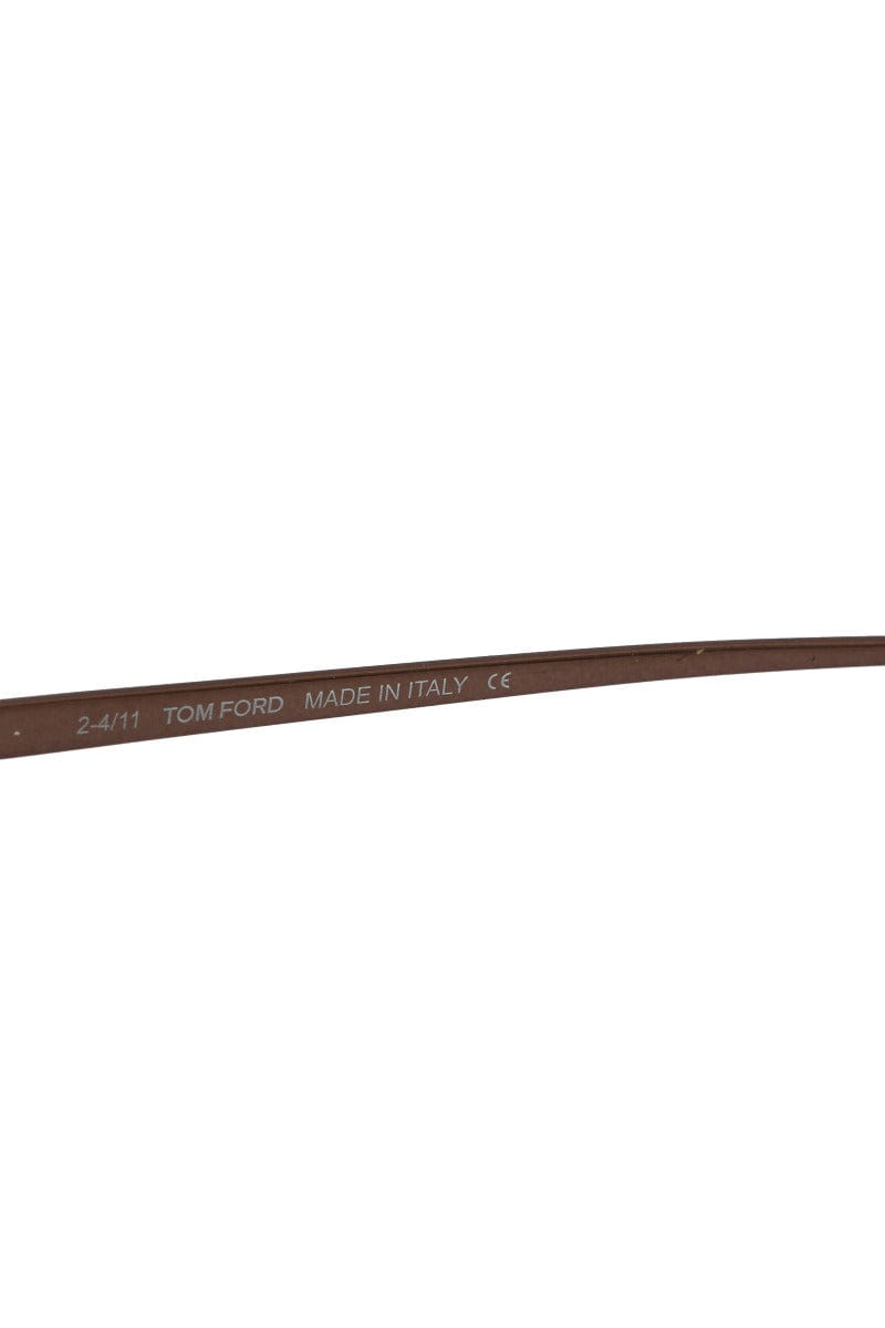 Tom Ford Tf251 Bronze Metal Frame Evelyn Sunglasses