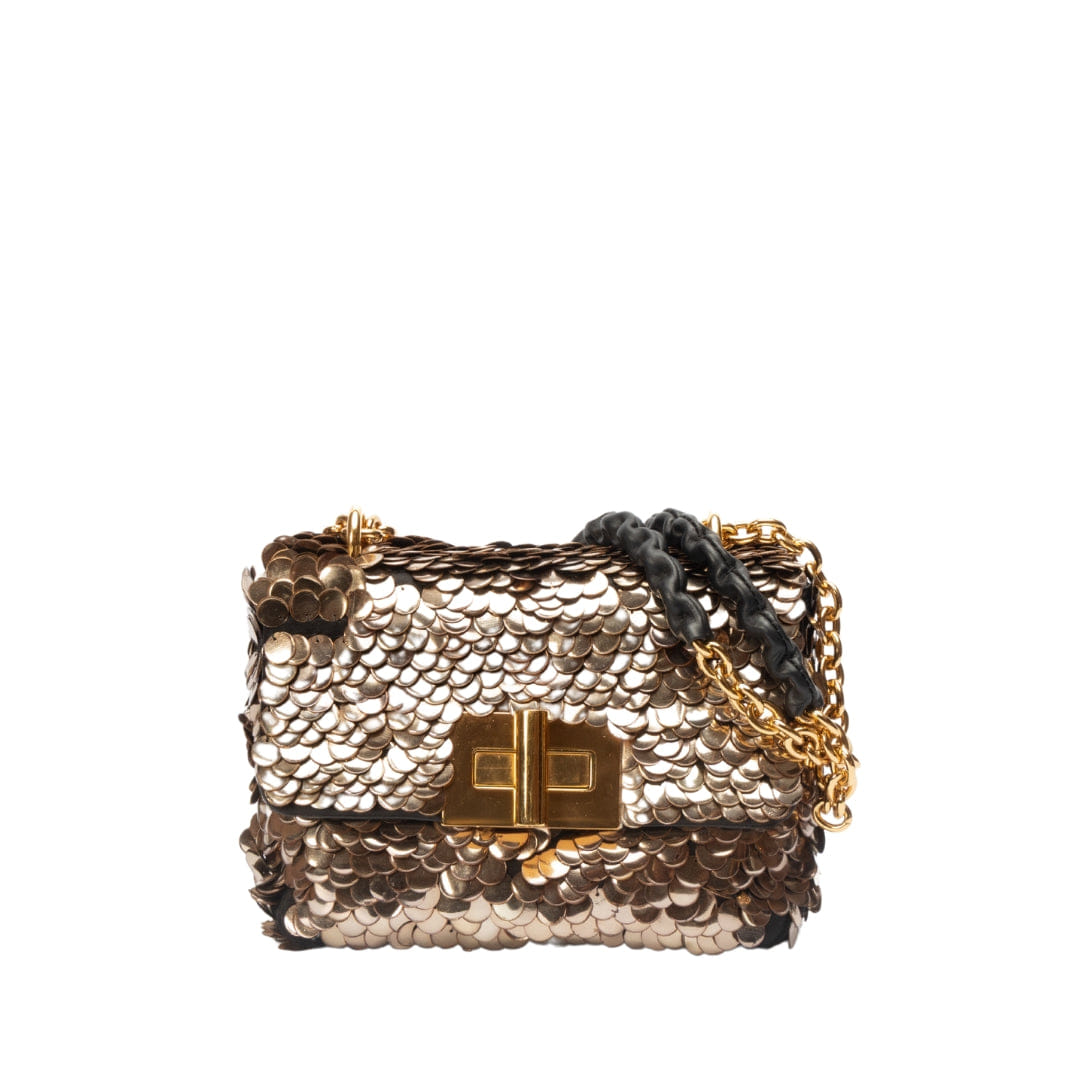TOM FORD Sequins Chain - Link Shoulder Bag