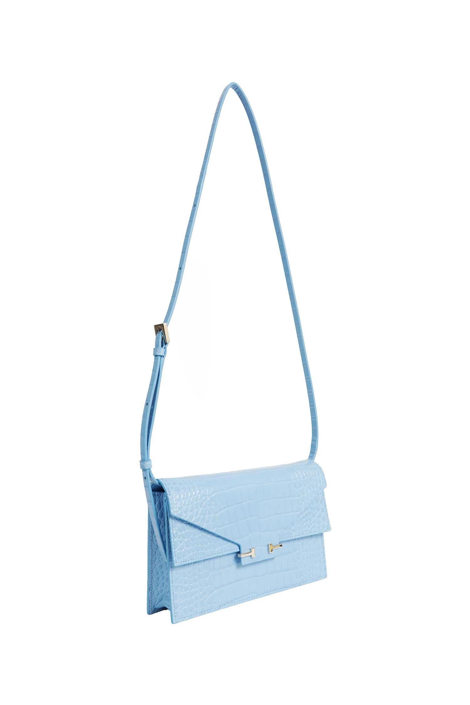 TOM FORD Printed Croc Aube Shoulder basg