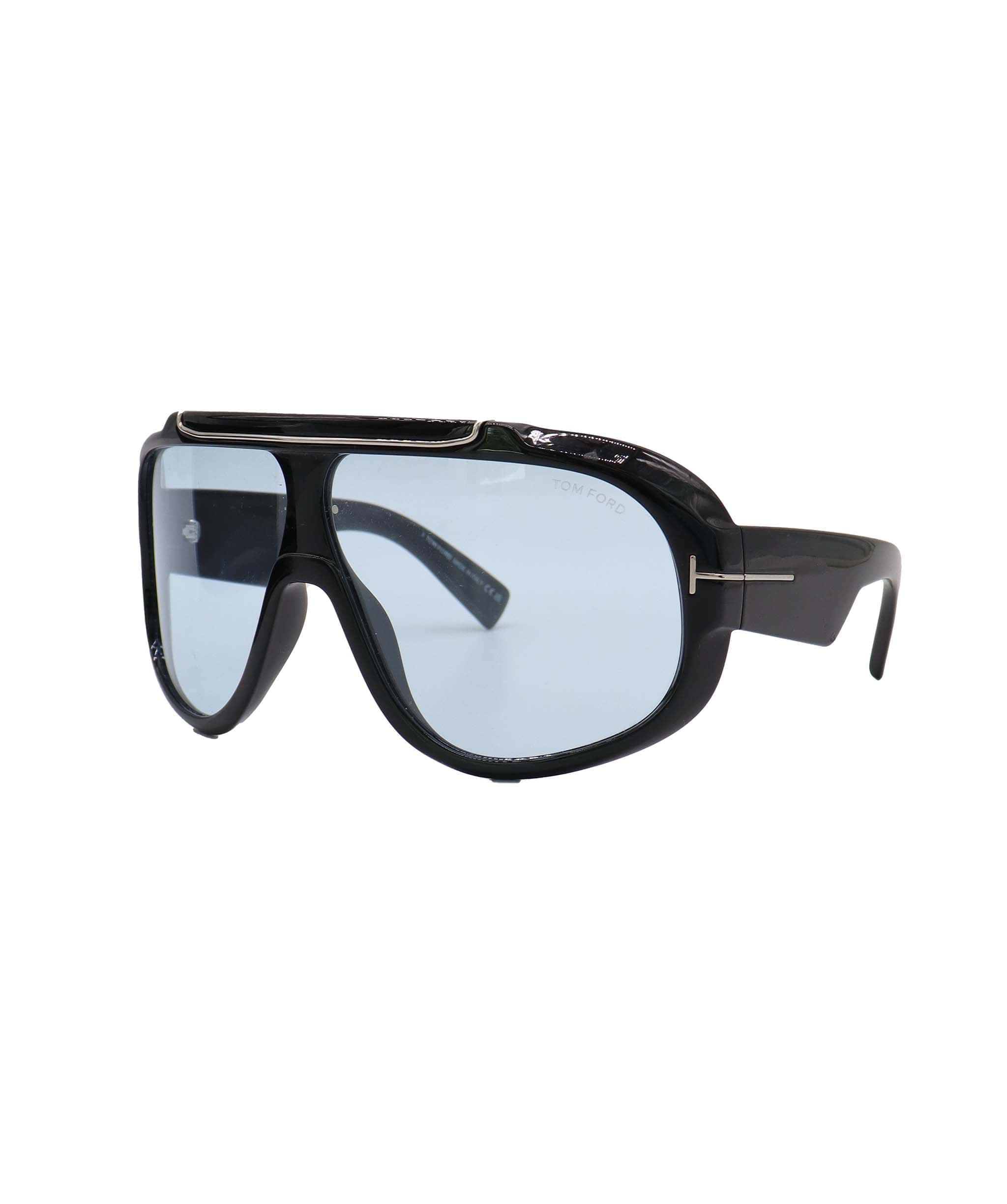 TOM FORD Black Frame Visor Style Sunglasses AGC3556