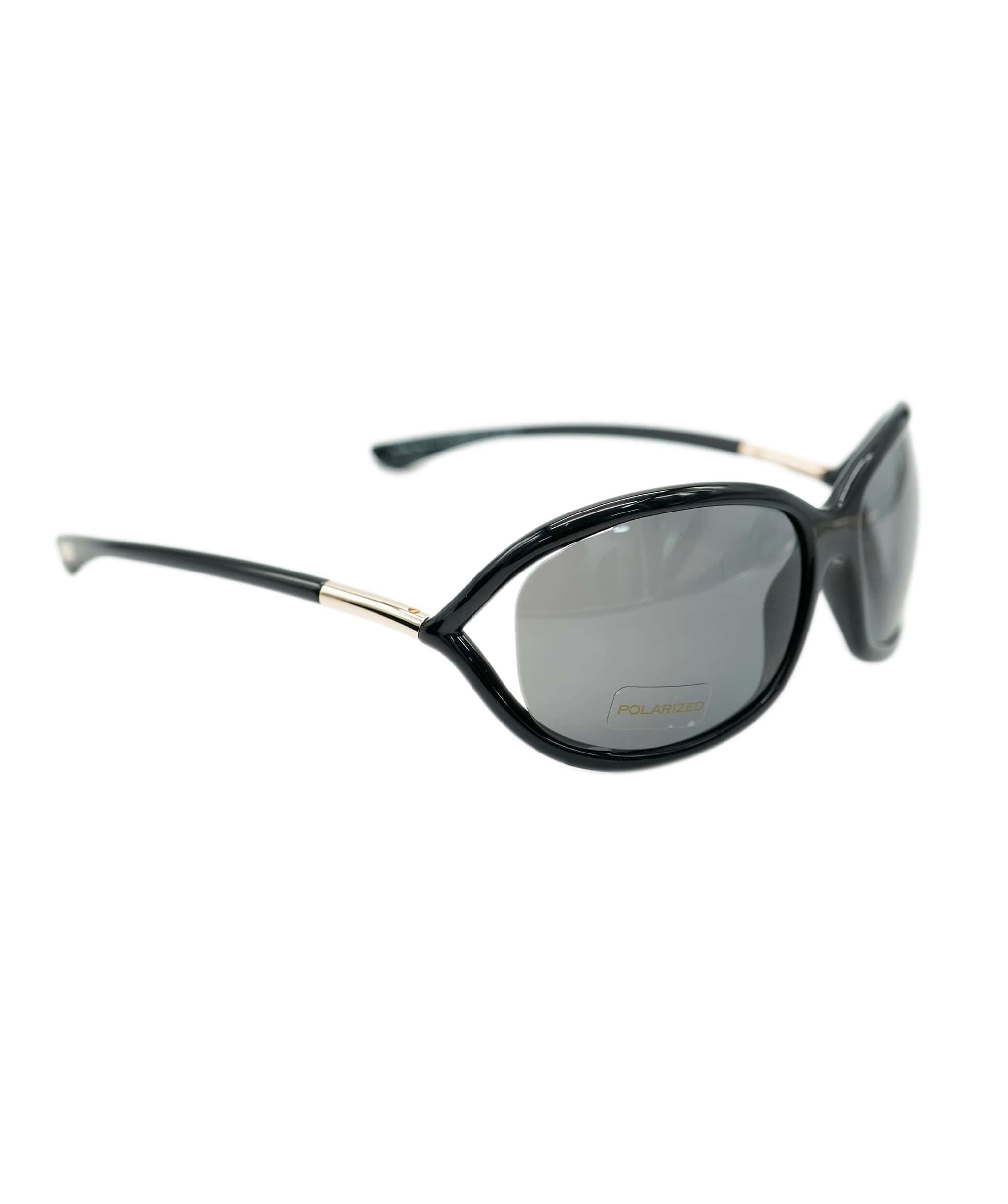 TOM FORD Womens Black Gold Polarized Sunglasses Jennifer TF 8 01D ANL0015
