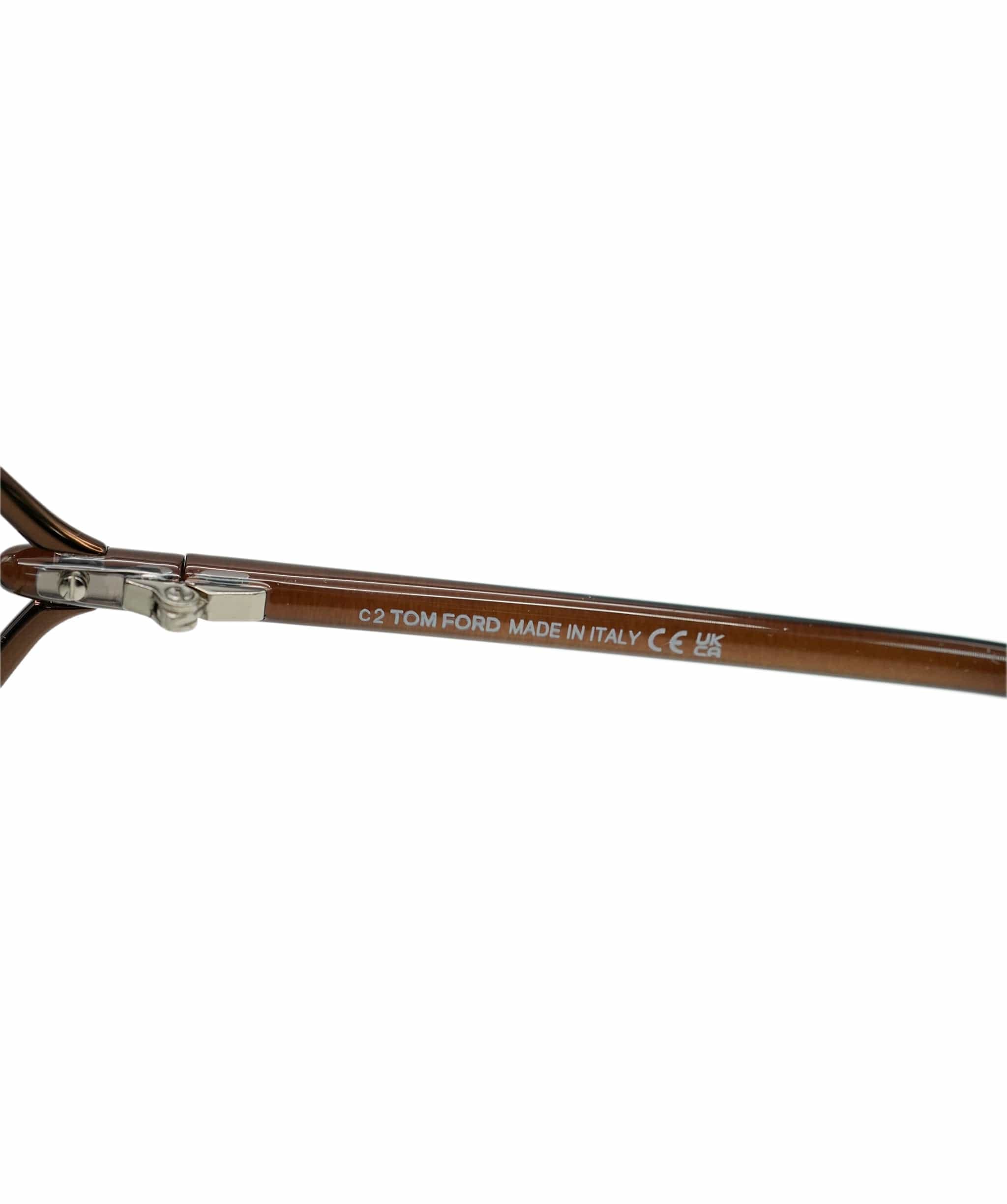 TOM FORD Womens Sunglasses Shiny Bronze Brown Carla TF157 48F ANL0010