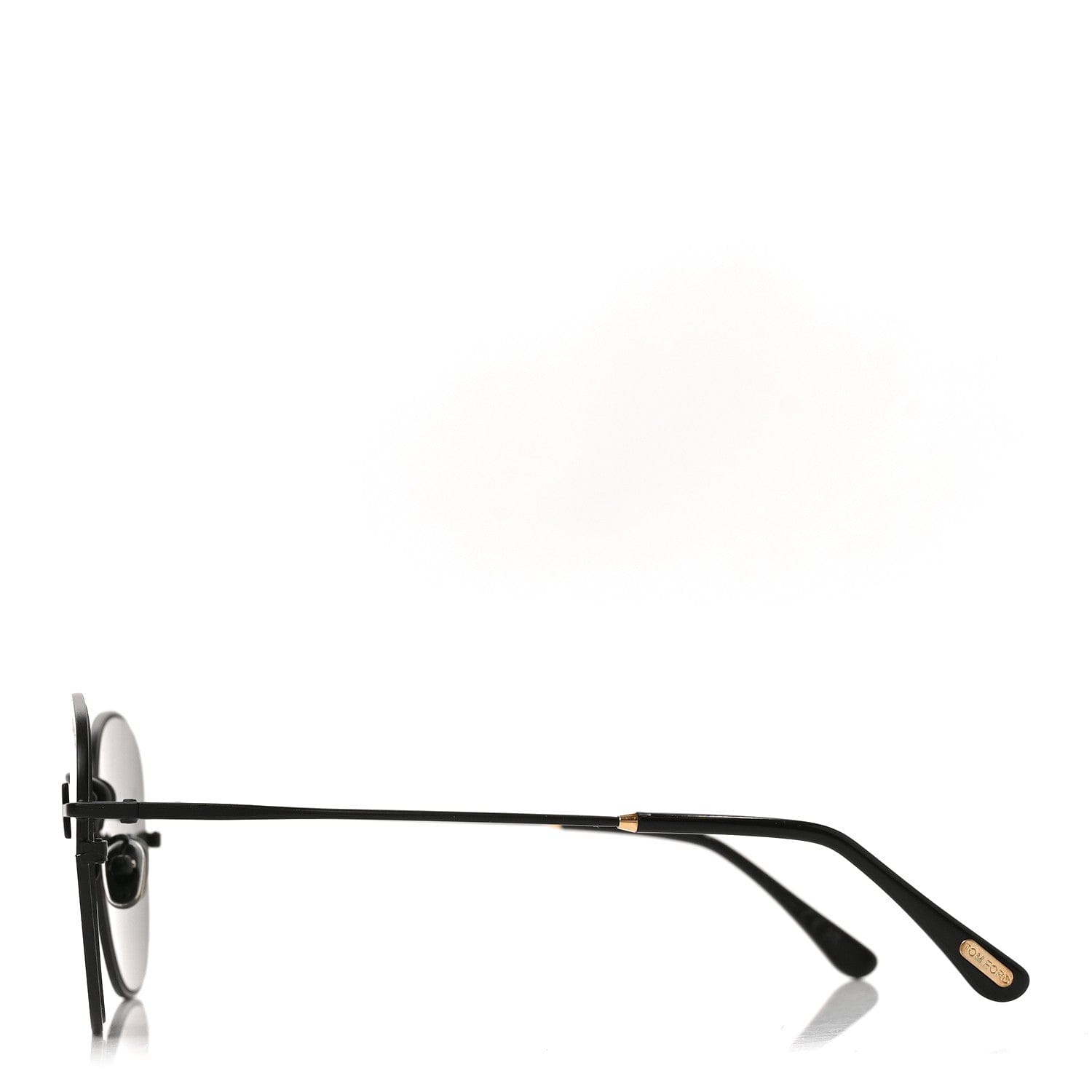 TOM FORD Metal Round Sunglasses TF976 - K Black