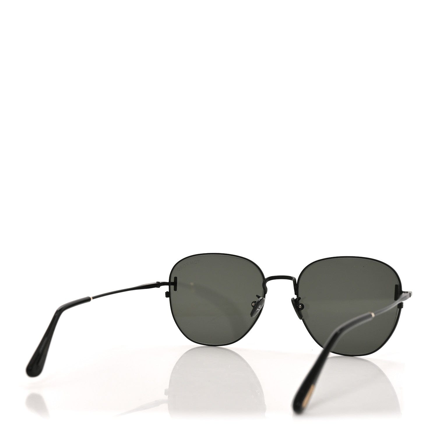 TOM FORD Metal Round Sunglasses TF976 - K Black