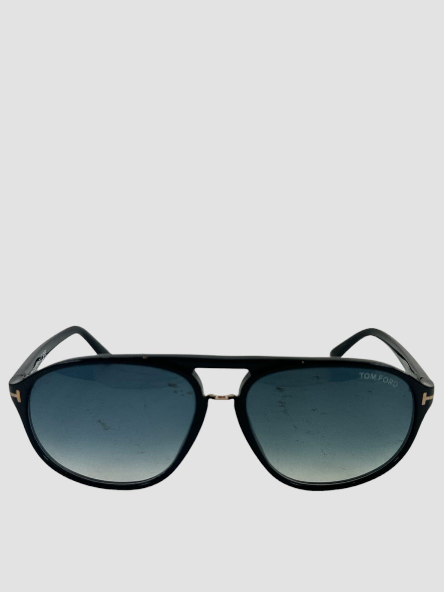 TOM FORD Black Aviator Sunglasses