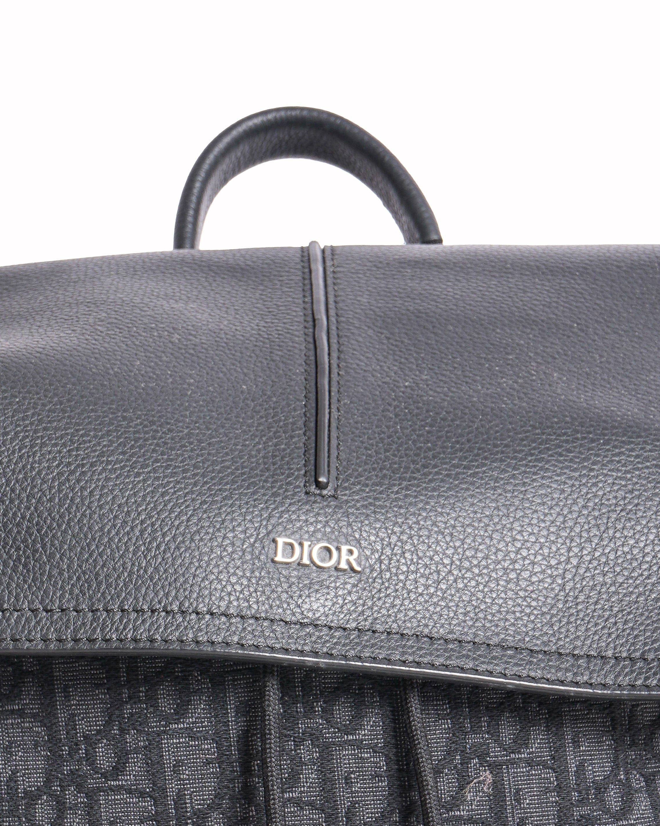 Dior Christian Dior Saddle Backpack With Flap