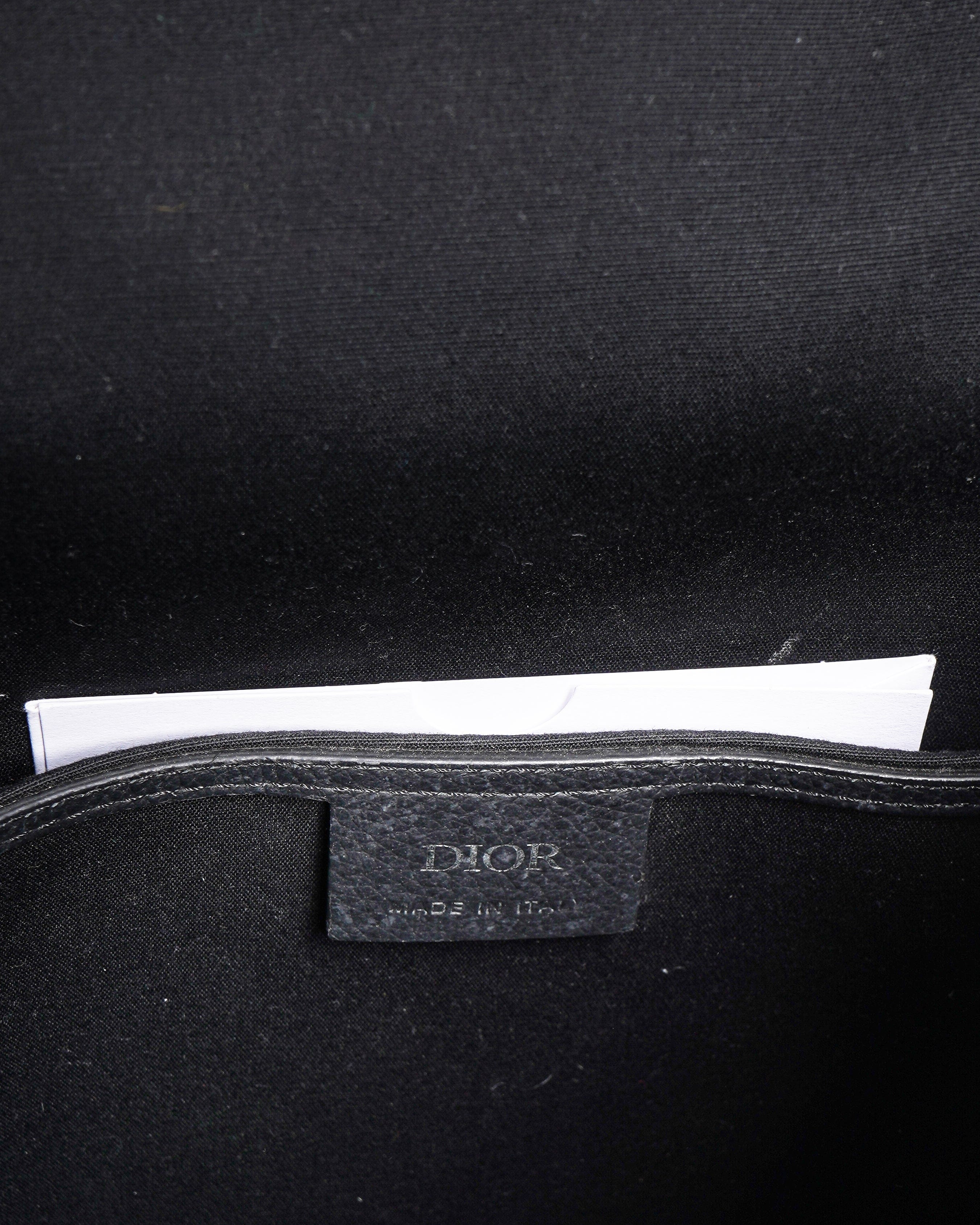 Dior Christian Dior Saddle Backpack With Flap