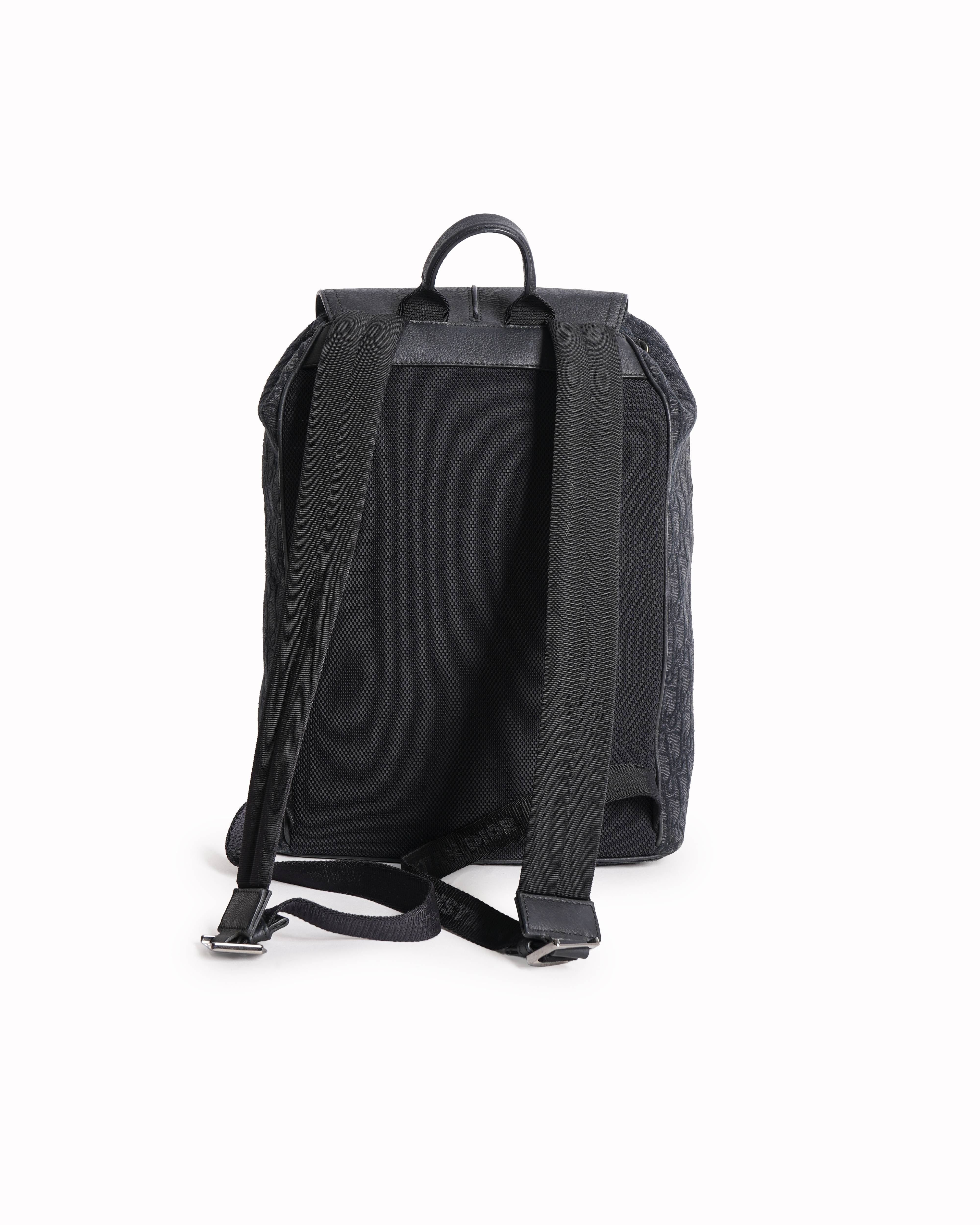 Dior Christian Dior Saddle Backpack With Flap