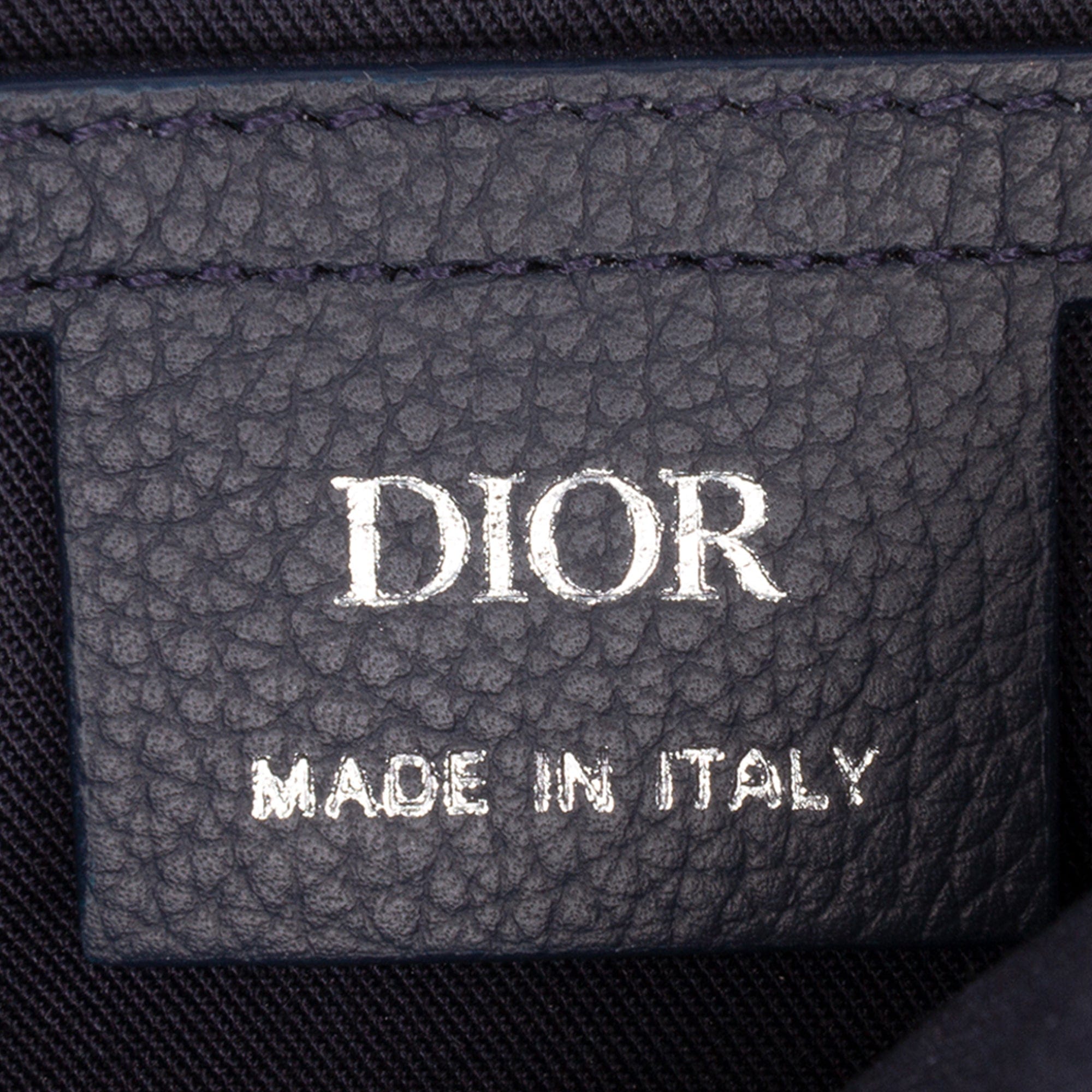 Dior Mini Oblique Canvas Saddle Buckle Messenger Bag