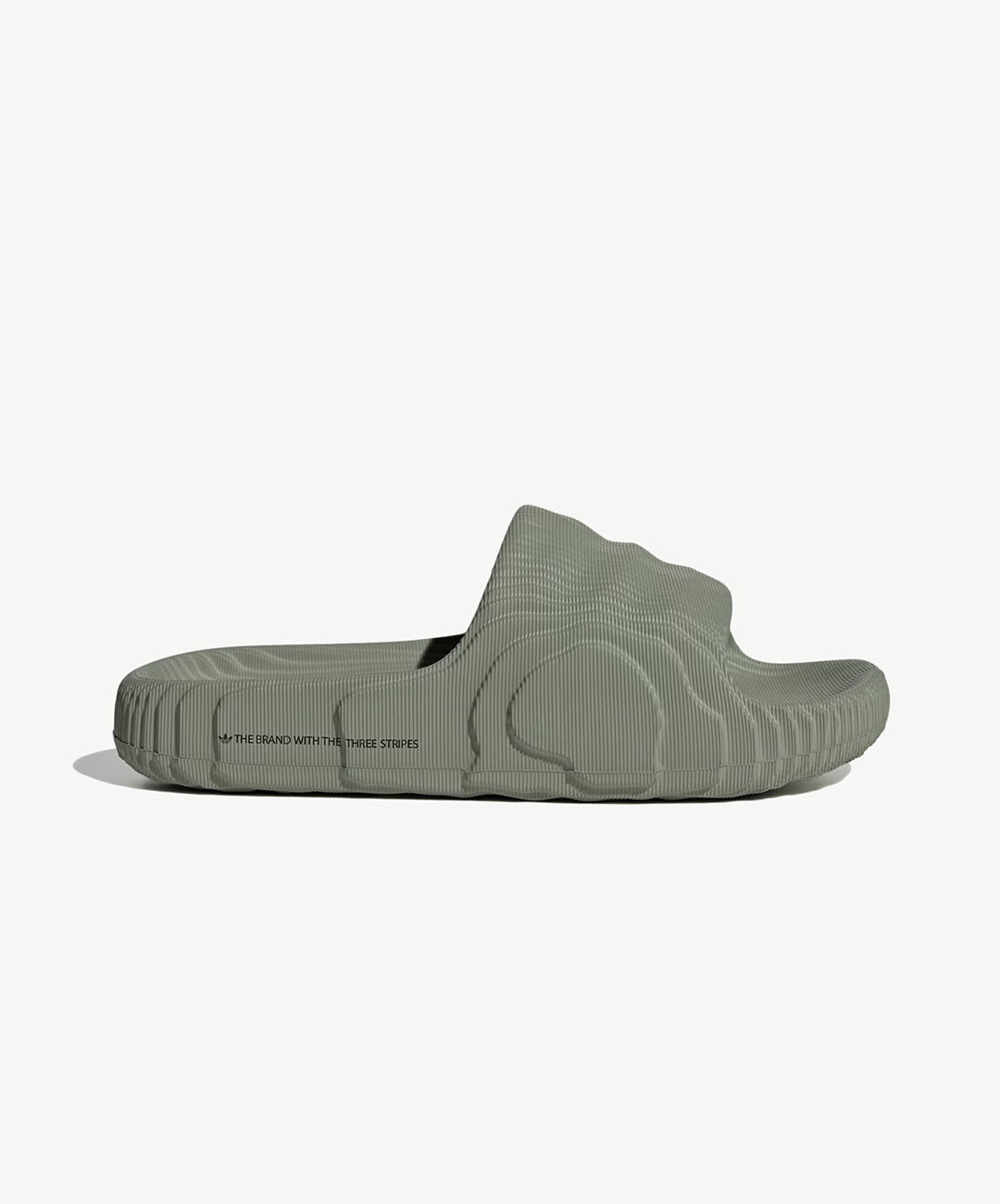 ADIDAS ORIGINALS | ADILETTE 22 SLIDES { SILVER GREEN / SILVER GREEN / CORE BLACK