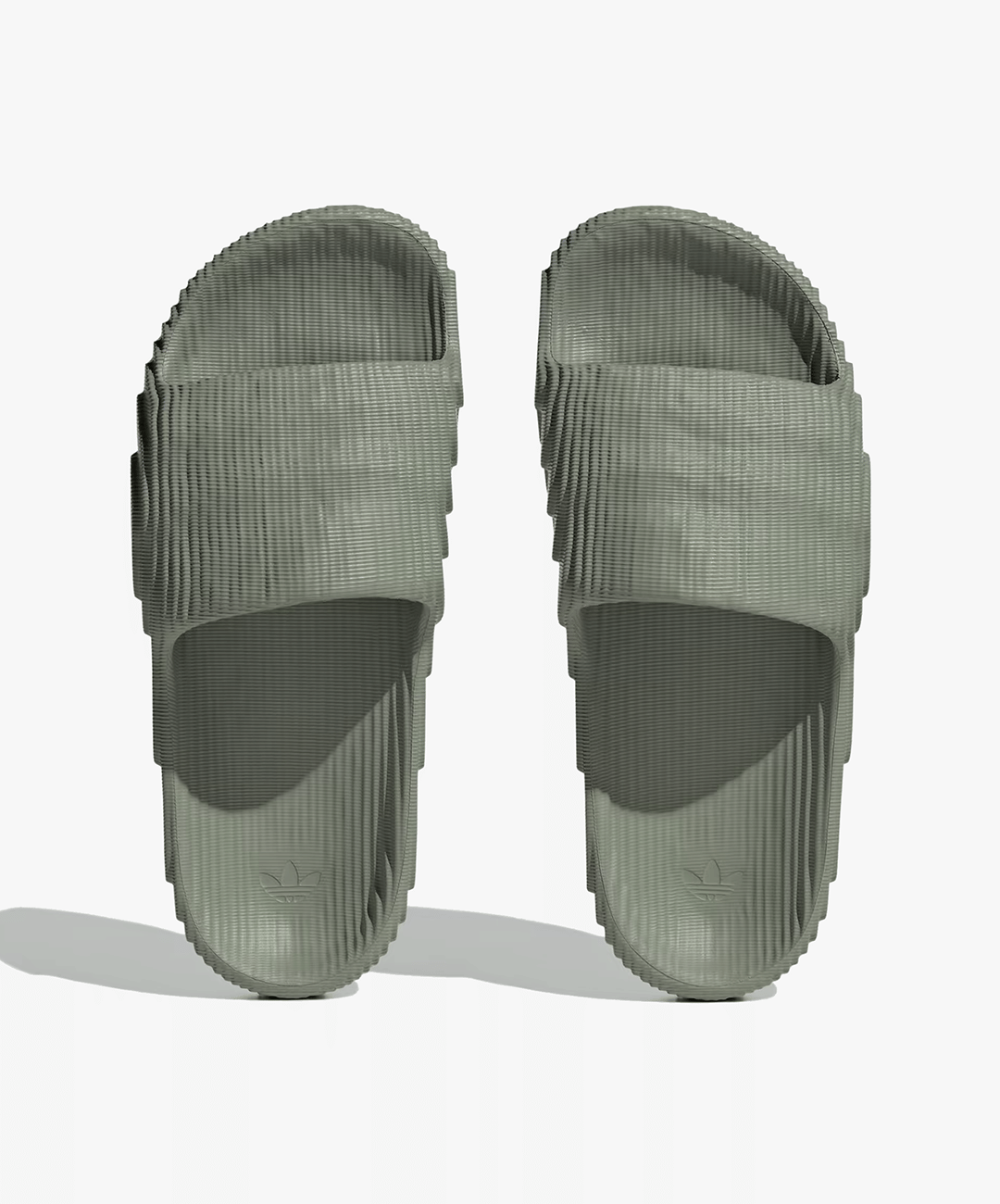 ADIDAS ORIGINALS | ADILETTE 22 SLIDES { SILVER GREEN / SILVER GREEN / CORE BLACK