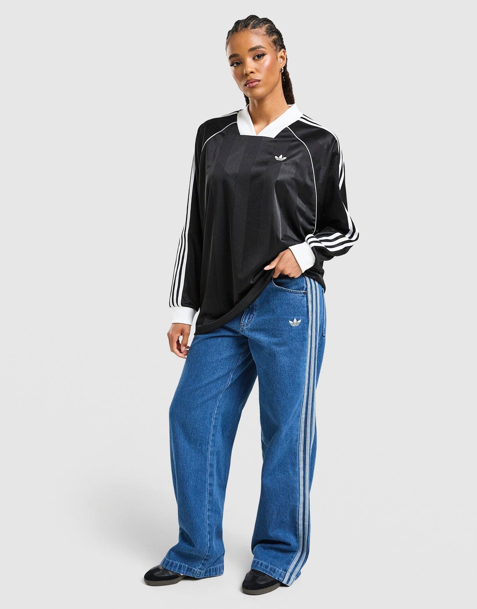 adidas Long Sleeve Oversized Football Top