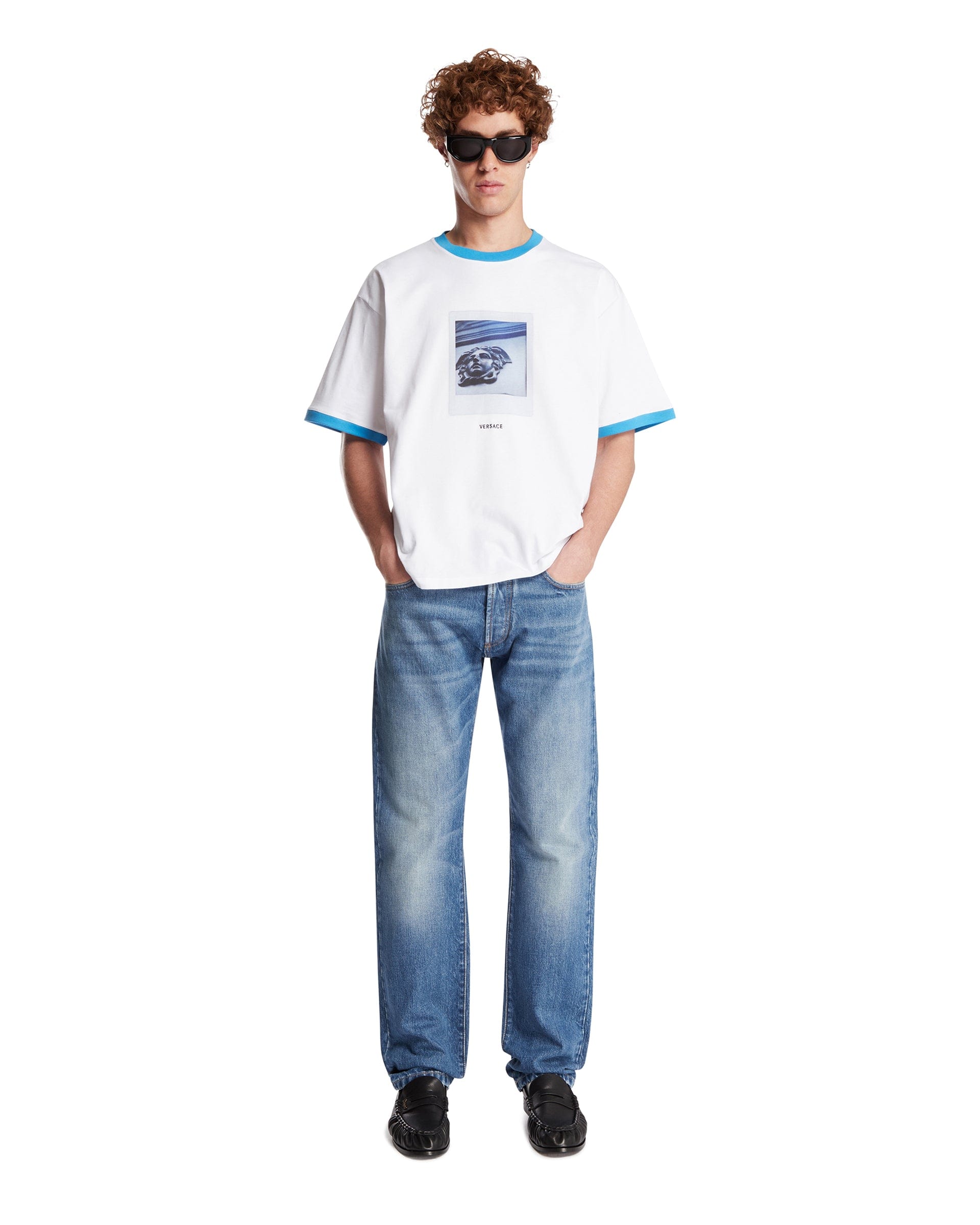 Versace T - Shirt Medusa Bianca