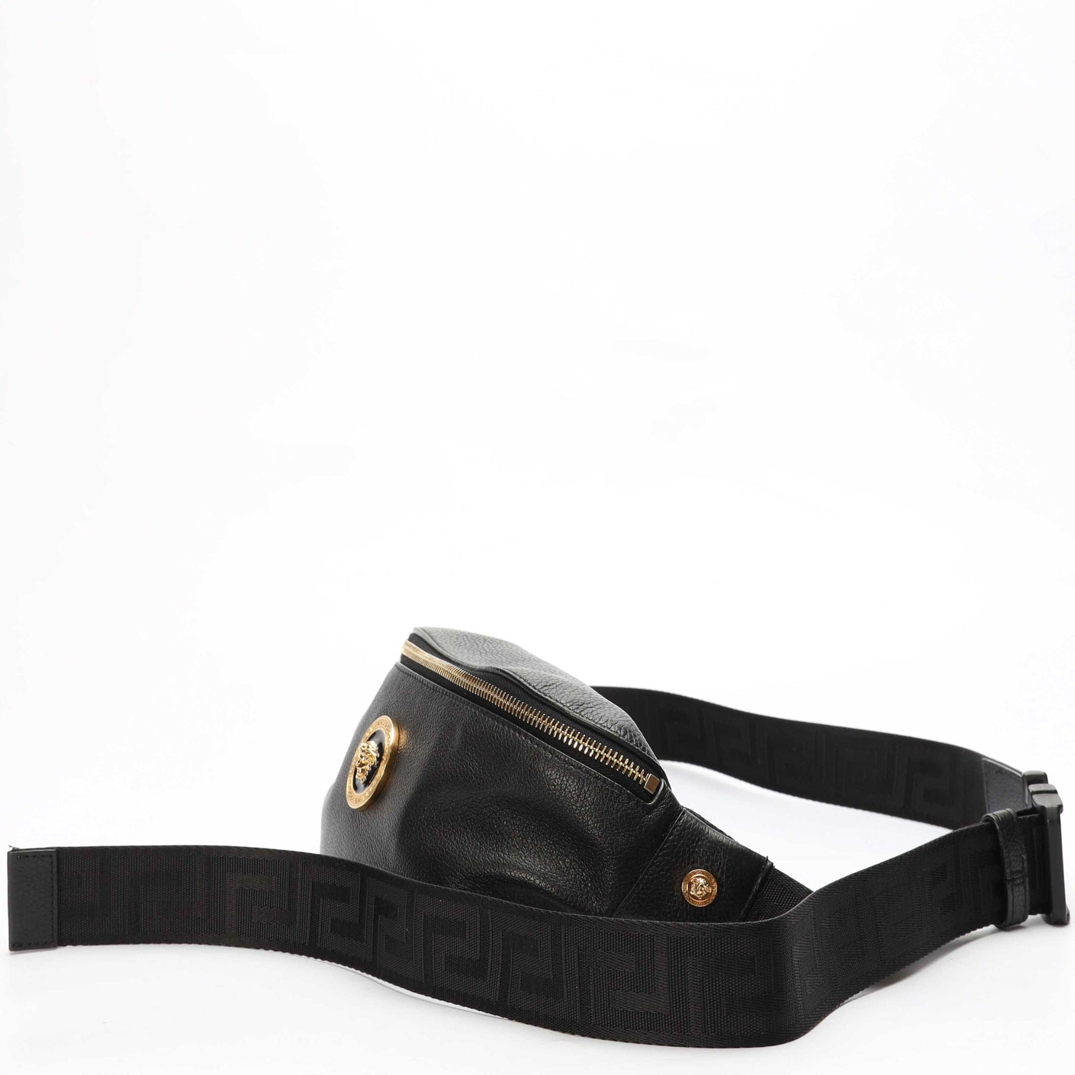 Versace Black Vanitas Medea Belt Bag